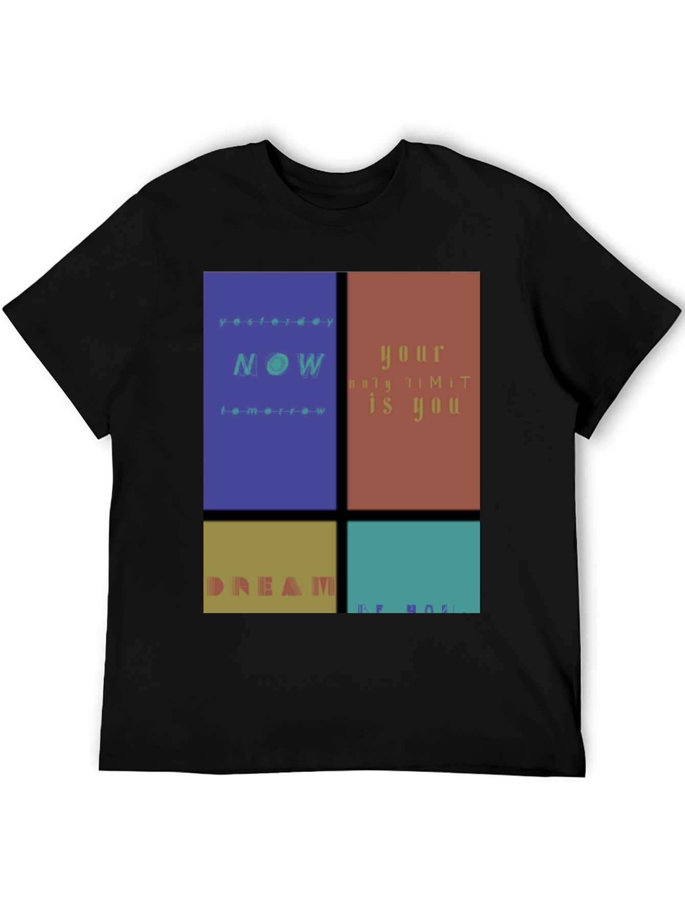 Inspirational Graphic Print T-Shirt