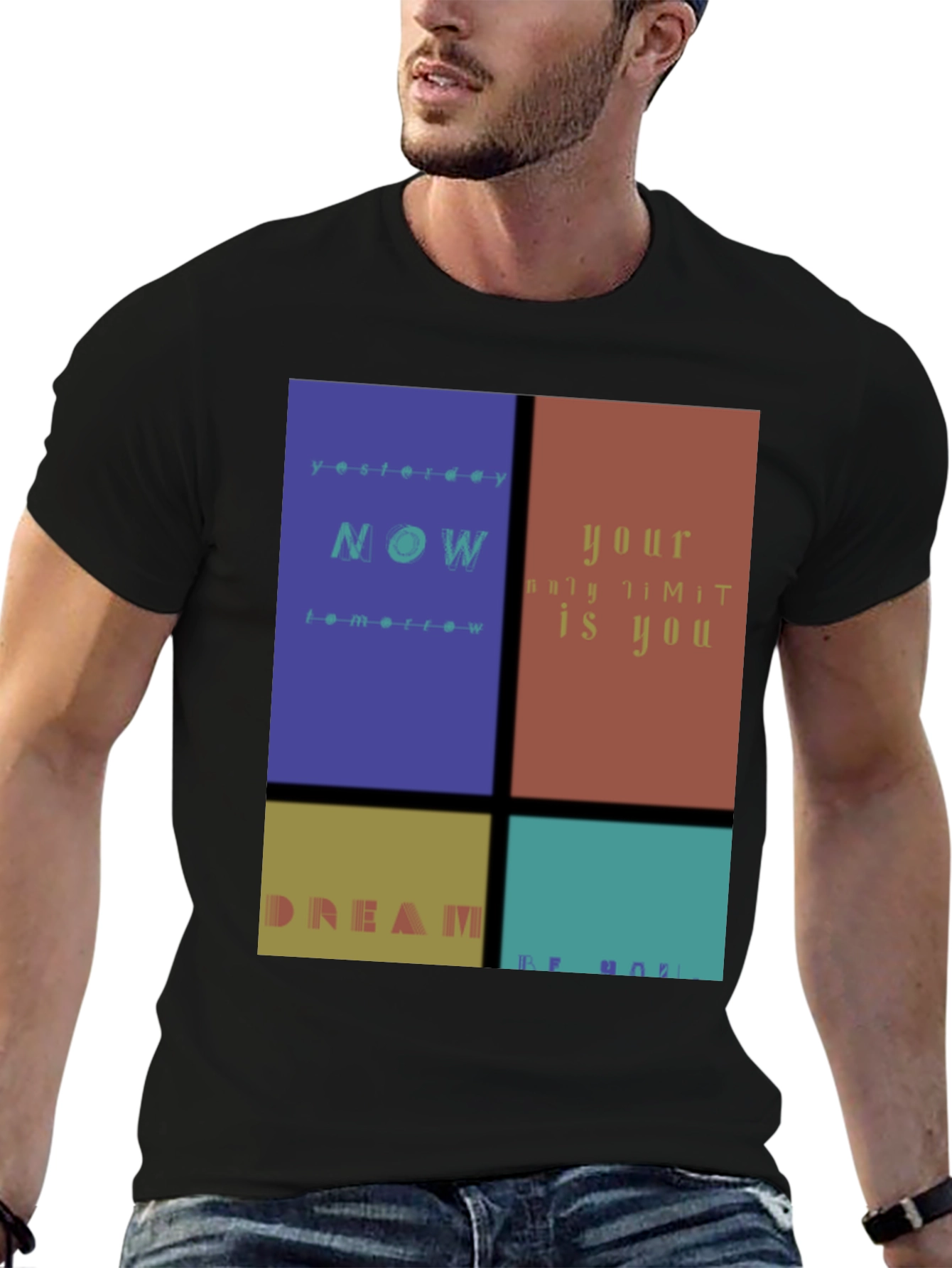 Inspirational Graphic Print T-Shirt