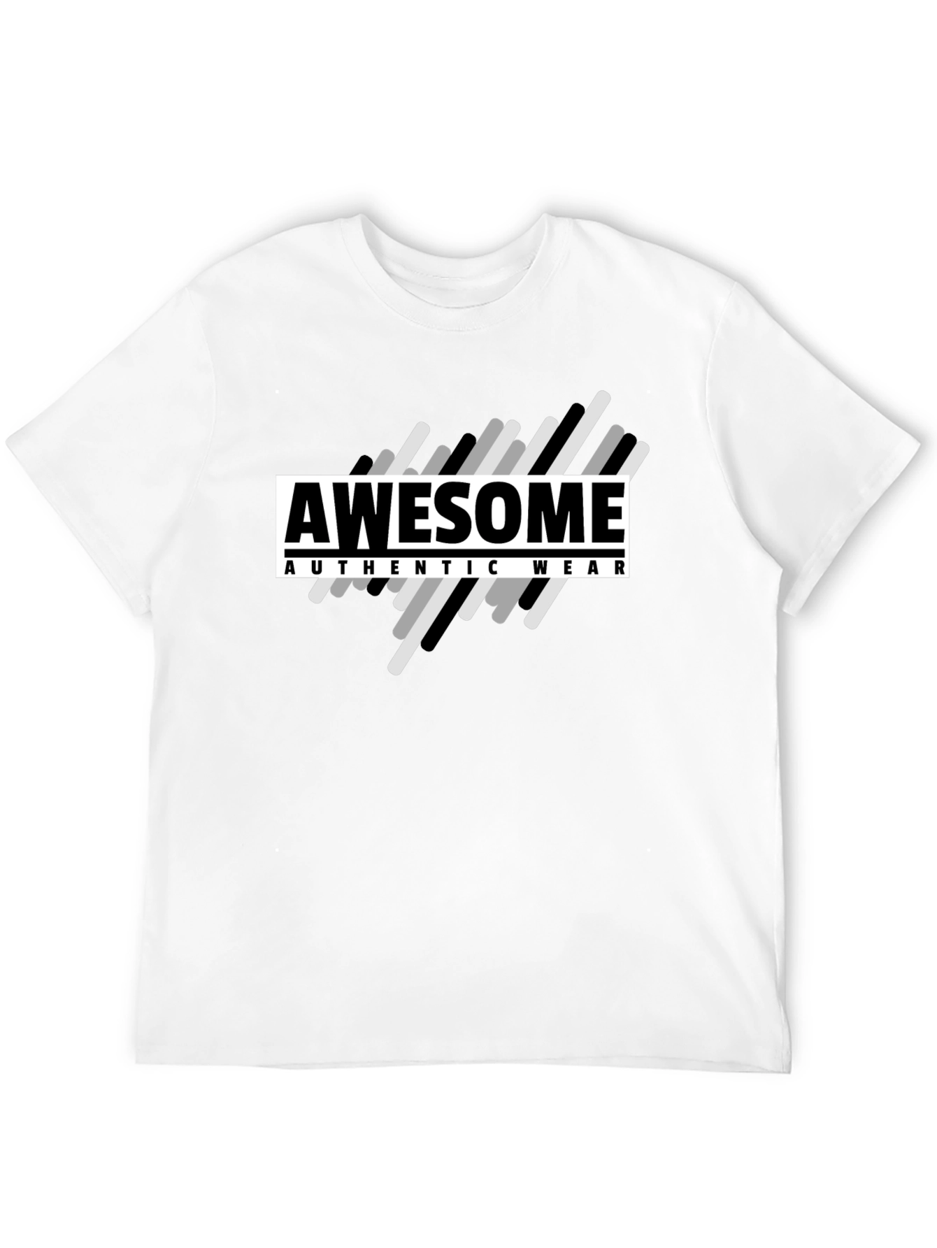 Awesome Authentic Wear Black Graphic T-Shirt