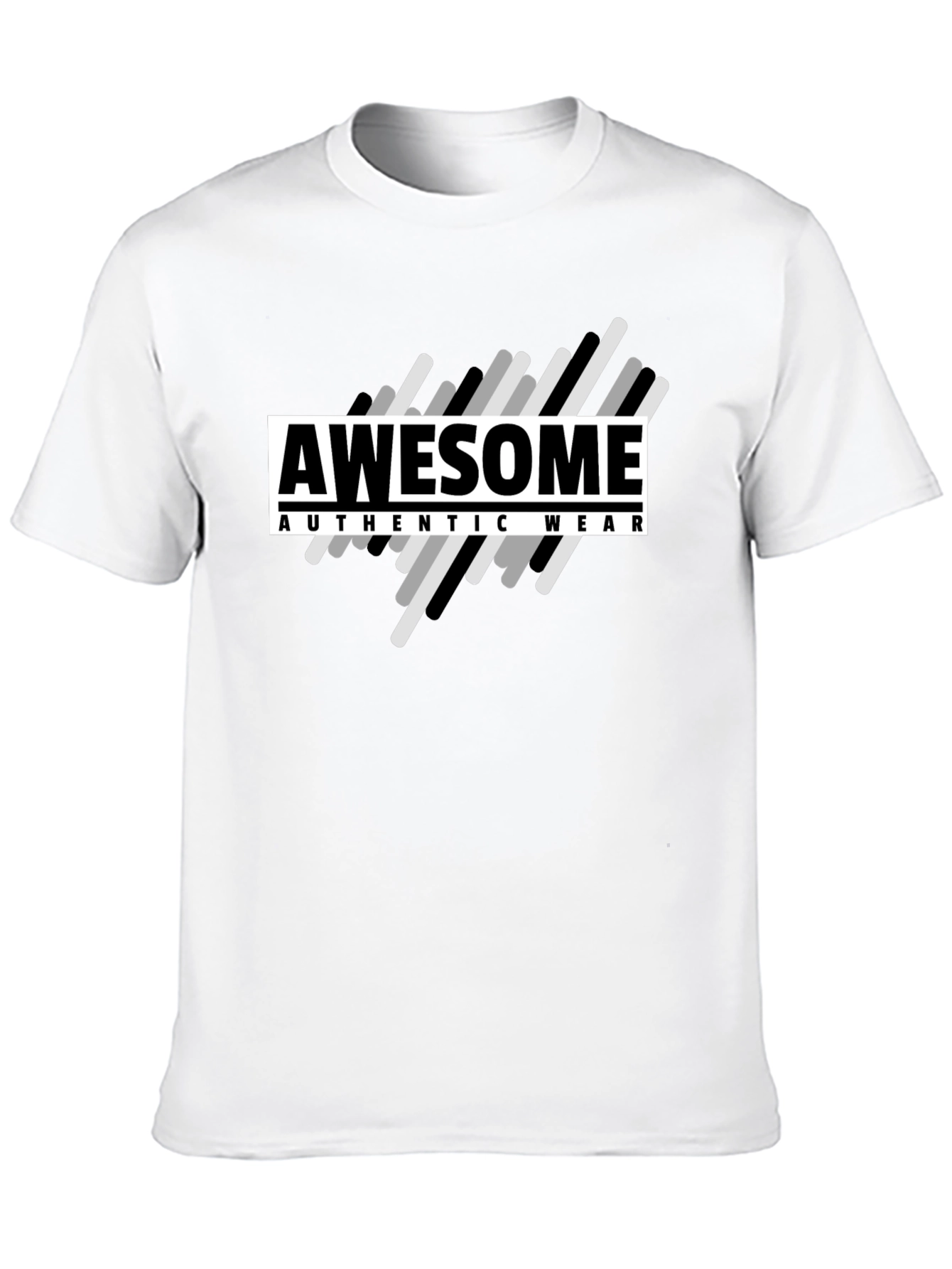 Awesome Authentic Wear Black Graphic T-Shirt