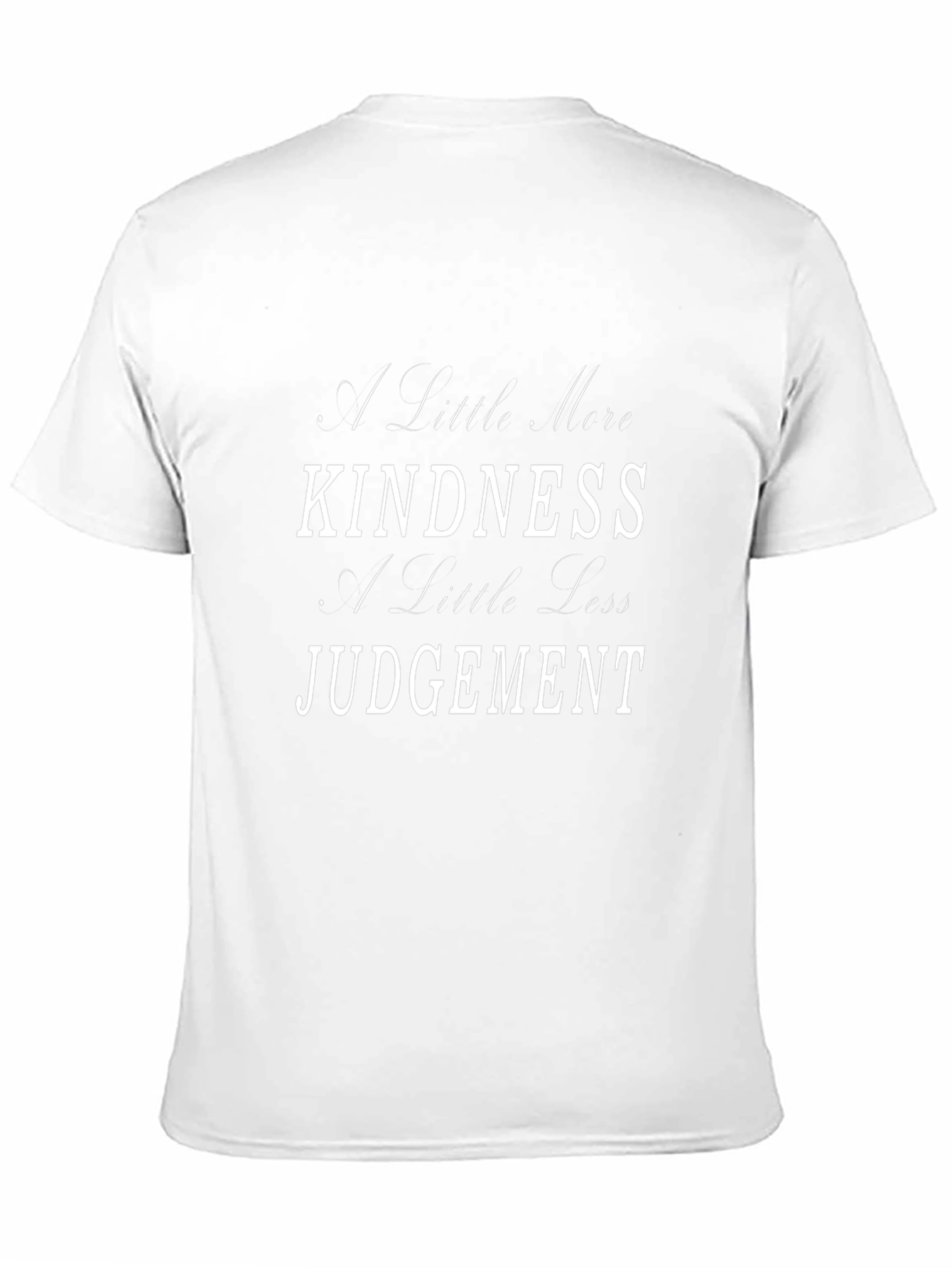 Kindness & Judgement Graphic Tee - Black Casual Shirt