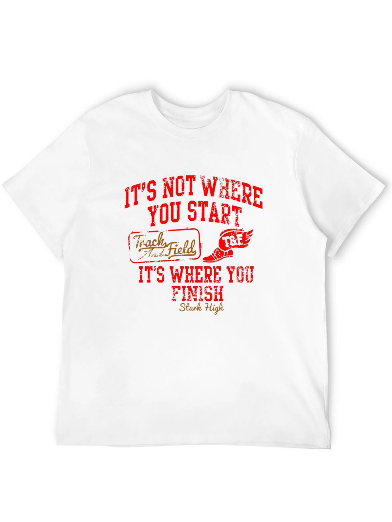 Track & Field Graphic Print Tee