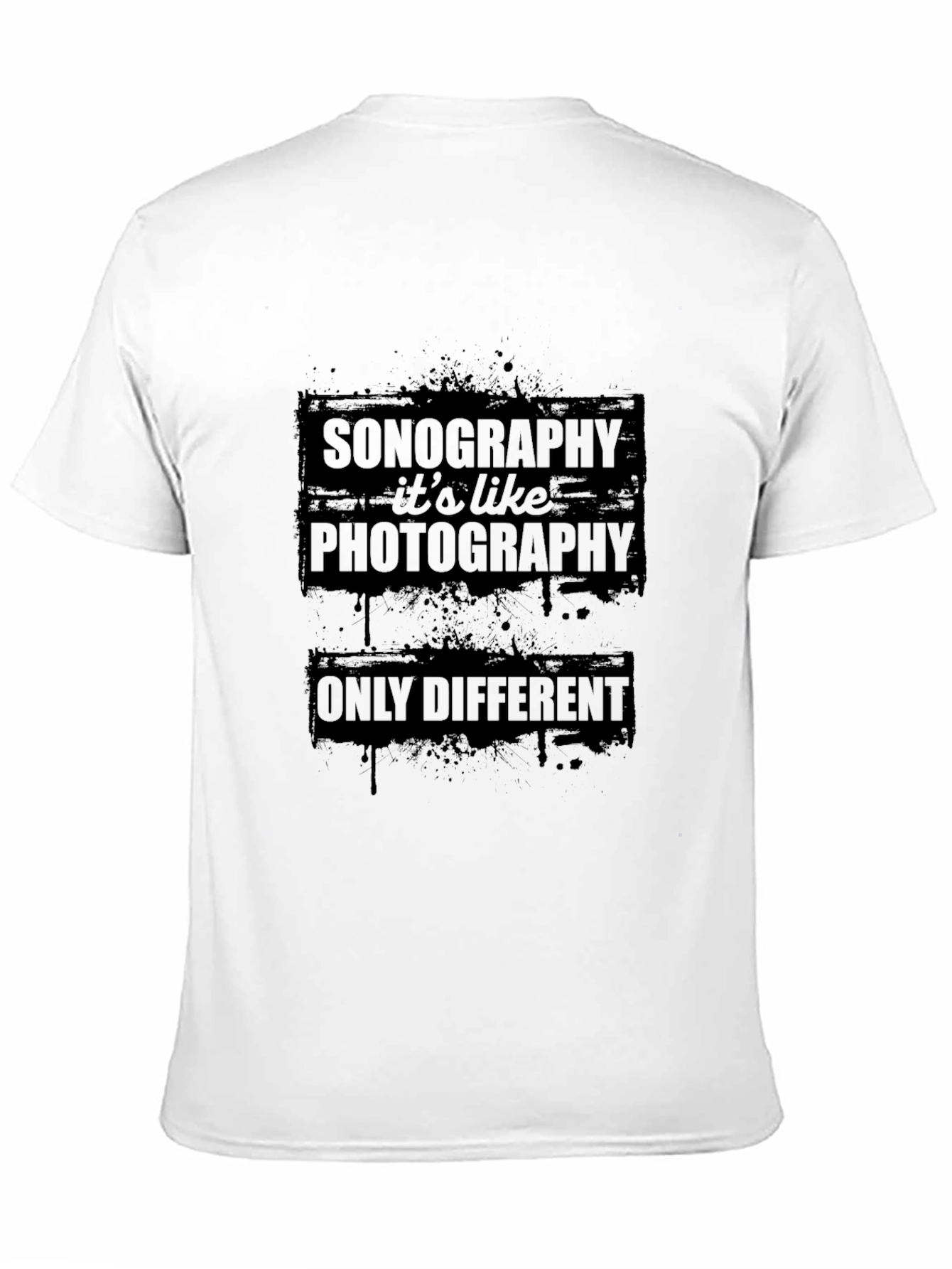 Sonography Photography T-Shirt - Black