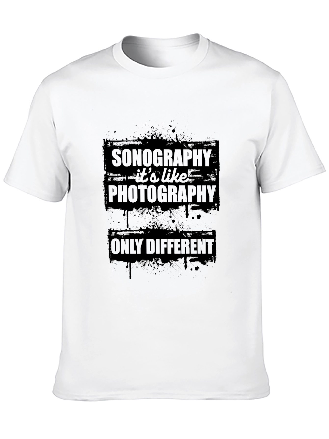Sonography Photography T-Shirt - Black