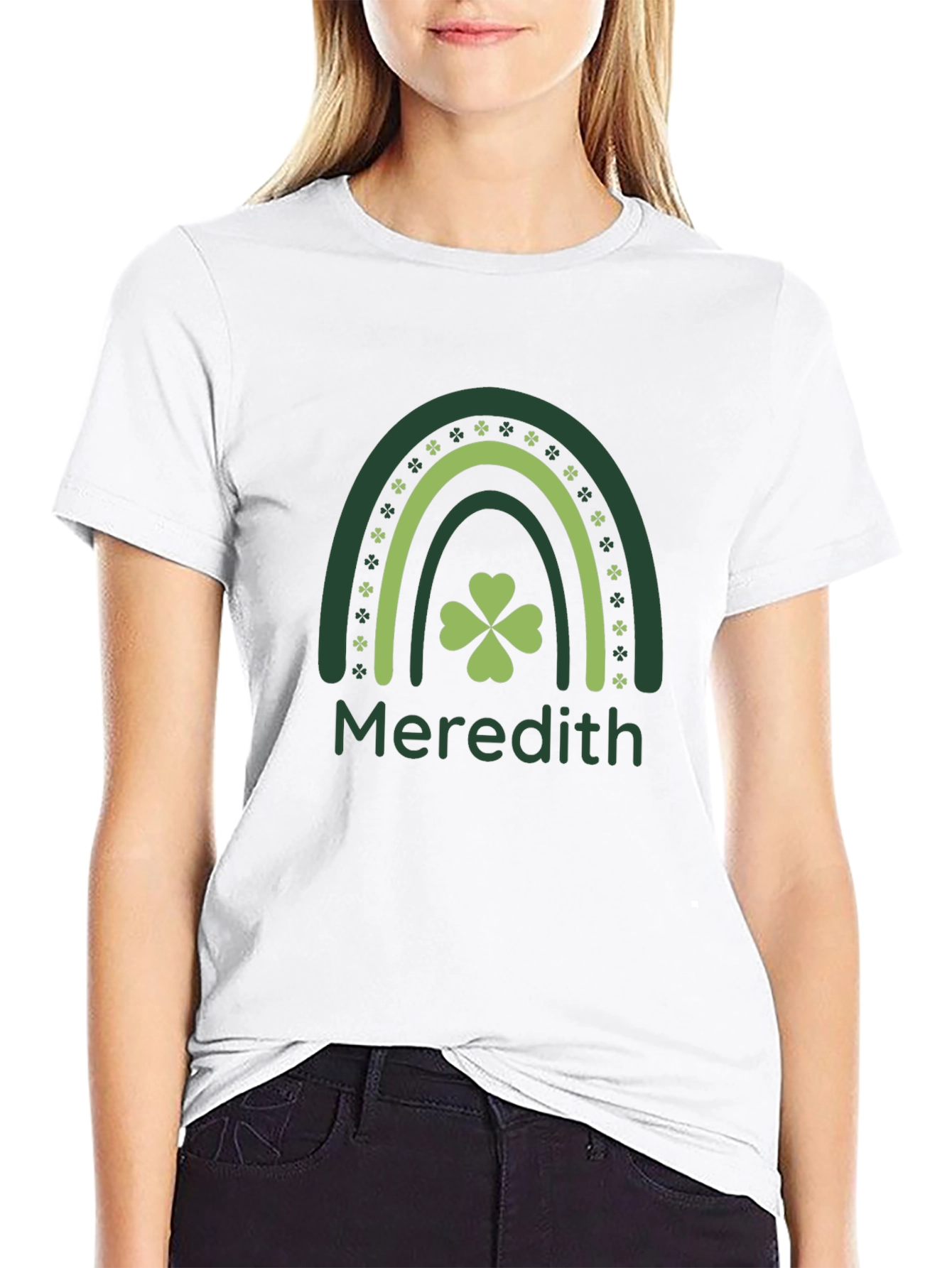Meredith St. Patricks Day Rainbow T-Shirt