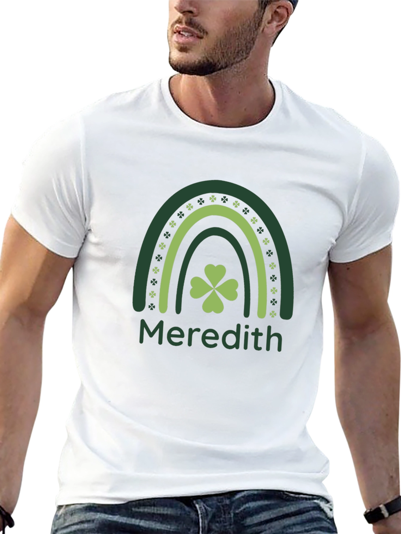 Meredith St. Patricks Day Rainbow T-Shirt