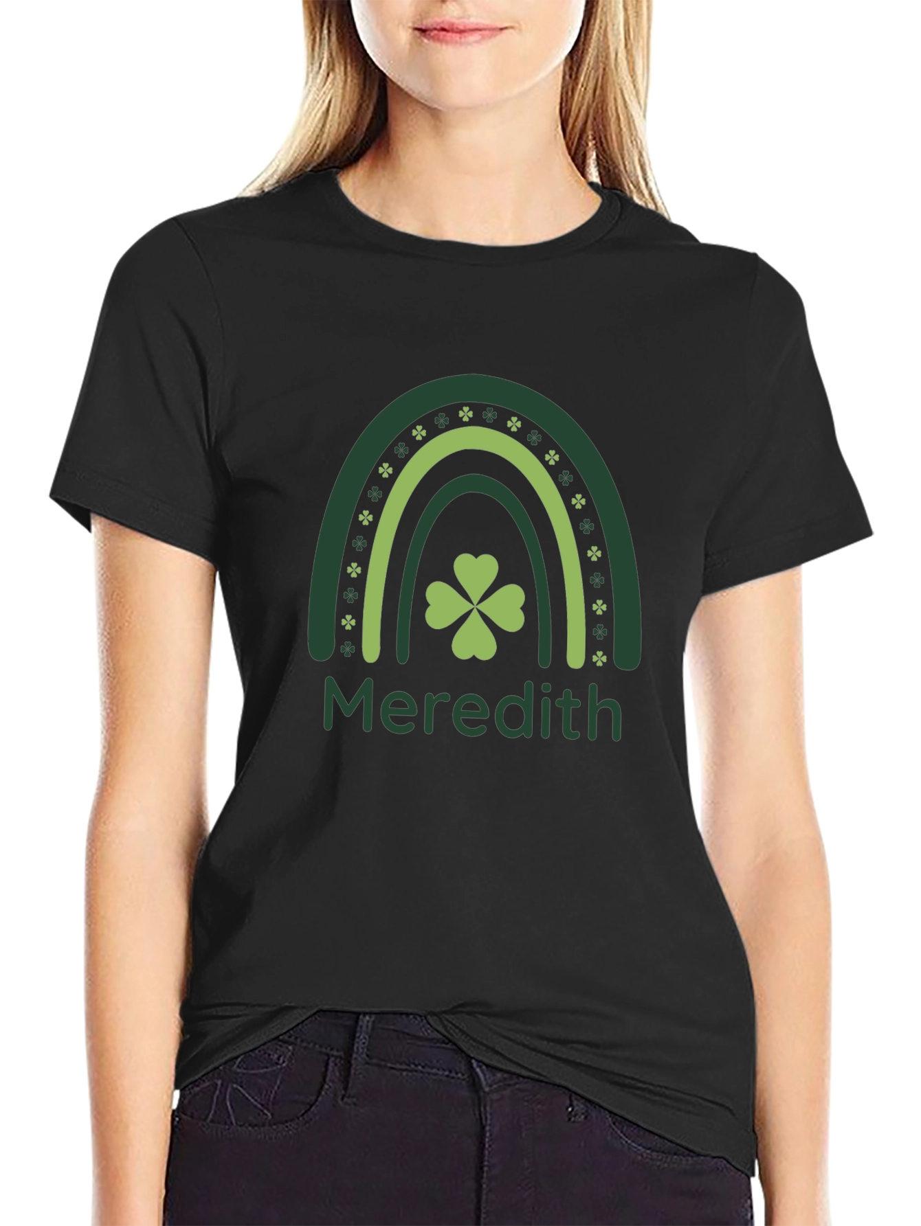 Meredith St. Patricks Day Rainbow T-Shirt