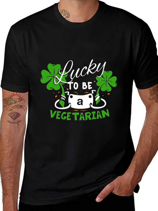 Lucky Vegetarian St. Patricks Day T-Shirt