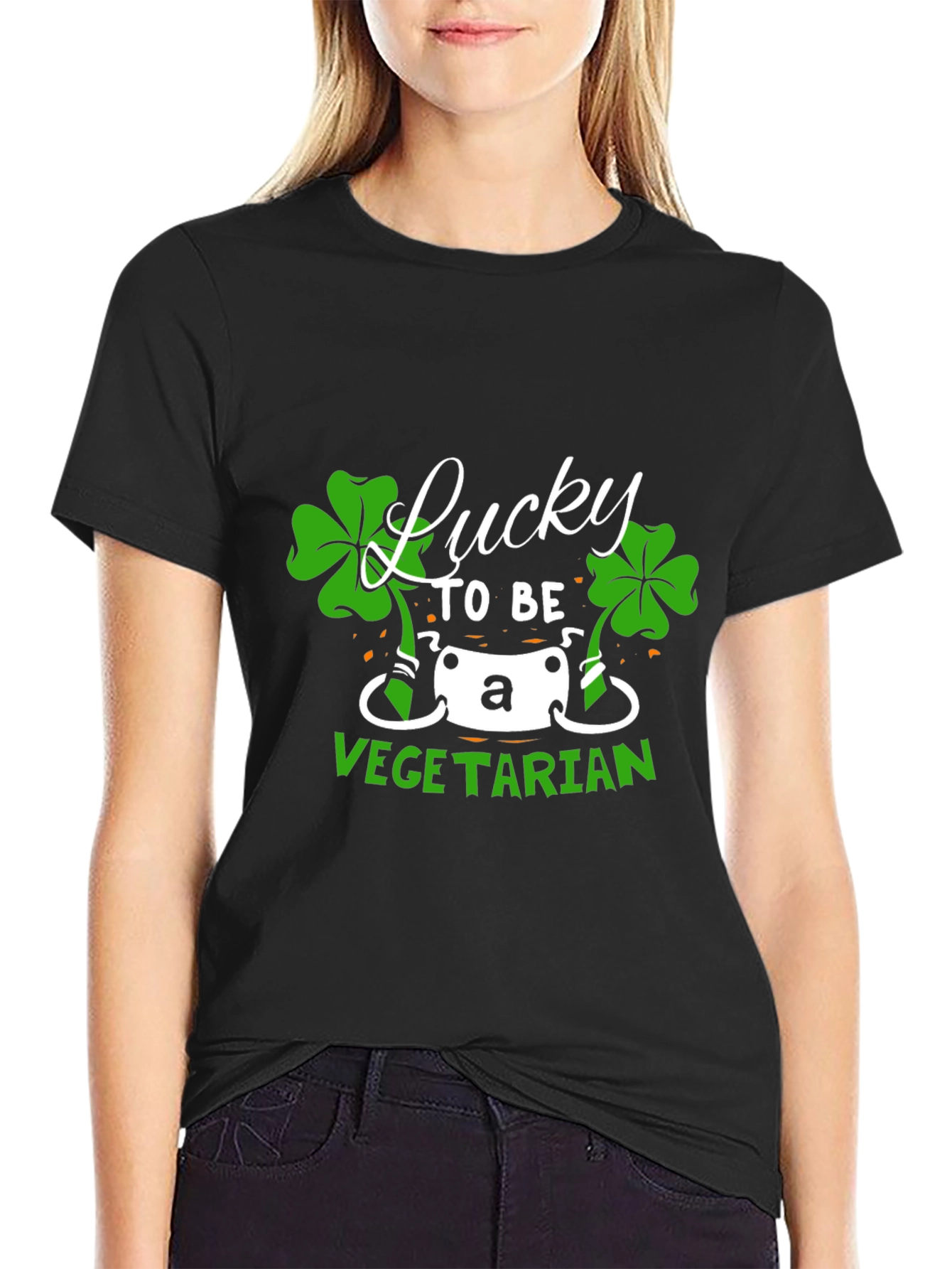 Lucky Vegetarian St. Patricks Day T-Shirt