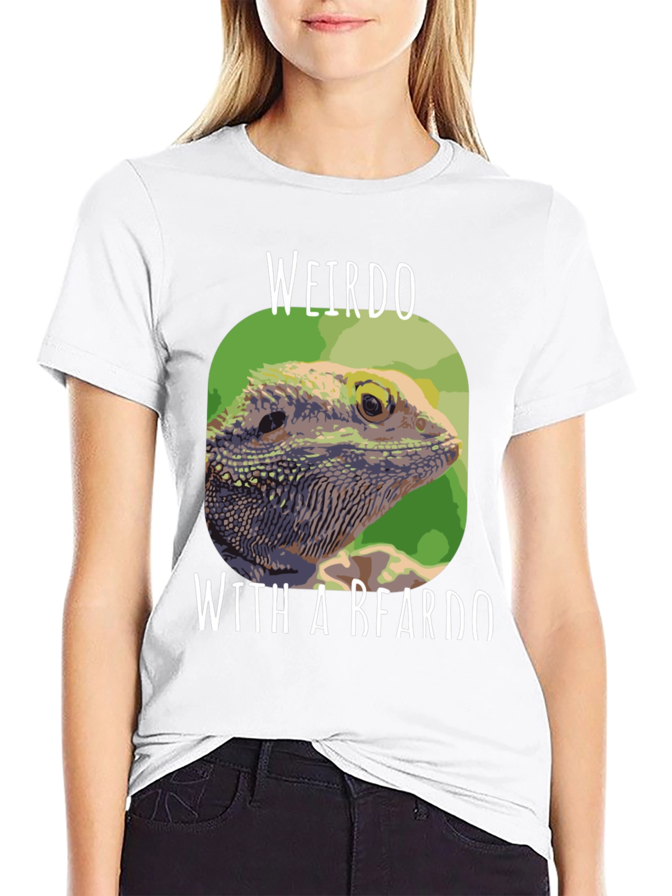 Weirdo with a Beardo Bearded Dragon T-Shirt