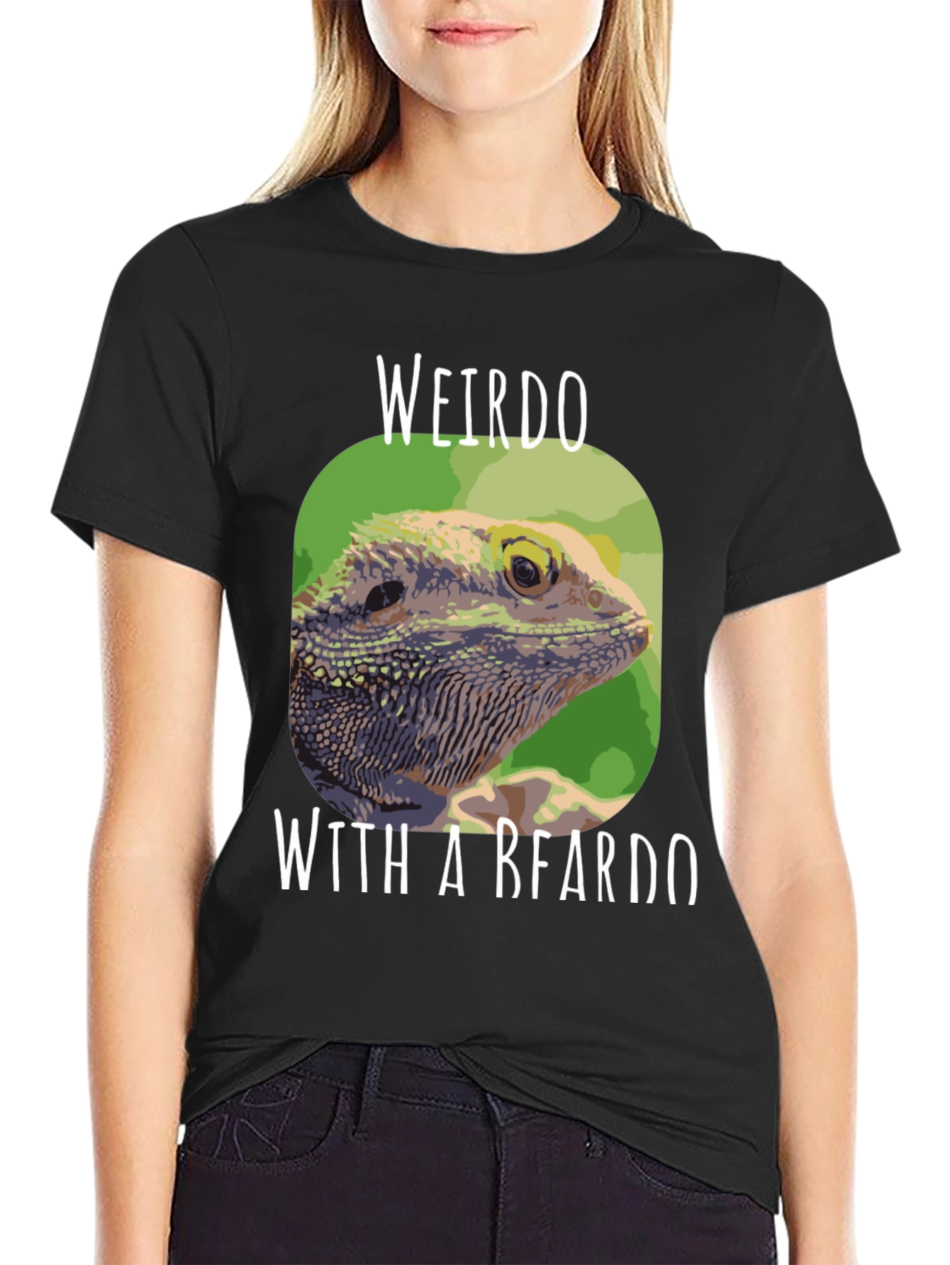 Weirdo with a Beardo Bearded Dragon T-Shirt