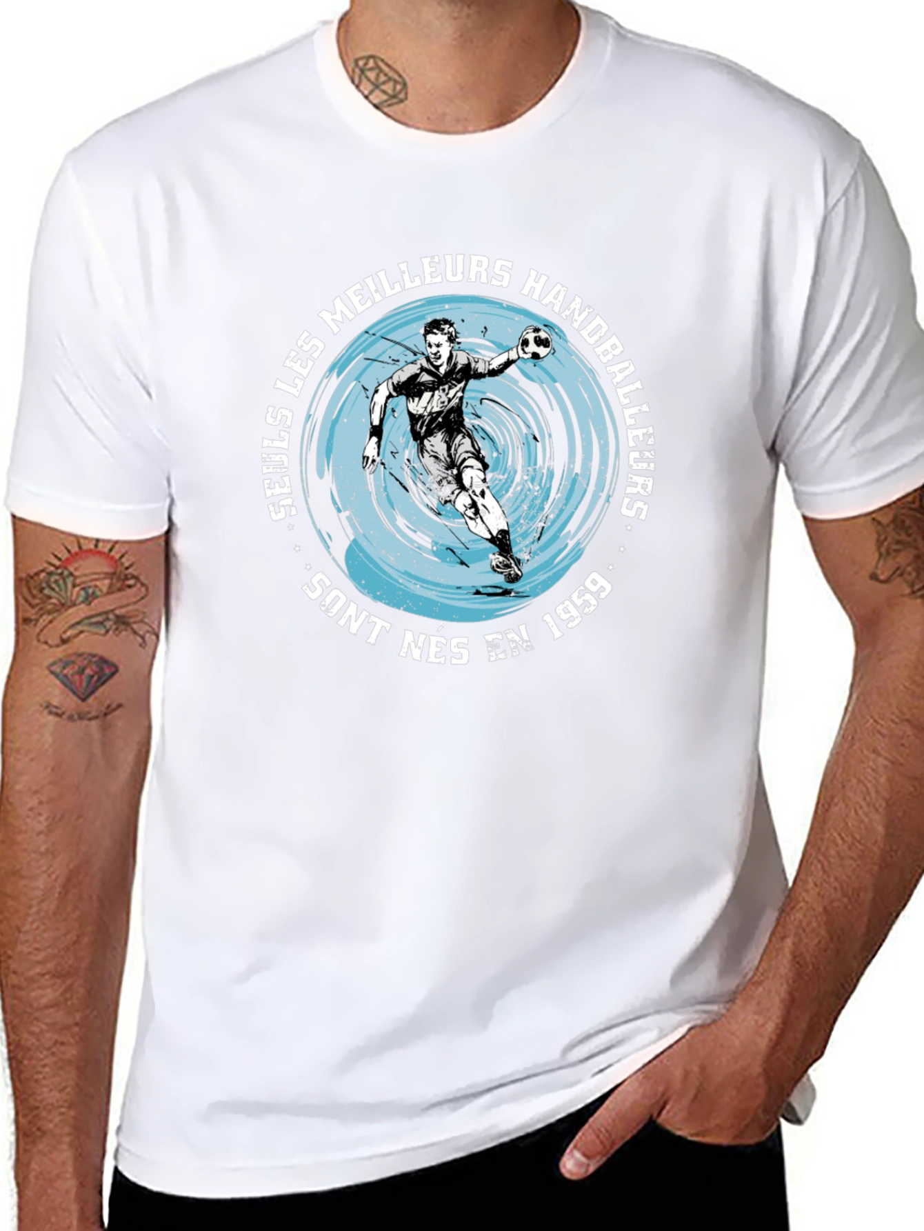 Handball Player Graphic Tee - Born in 1959