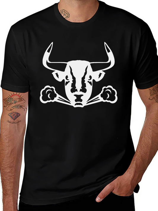 Black Bull Graphic T-Shirt - Stylish & Bold Design
