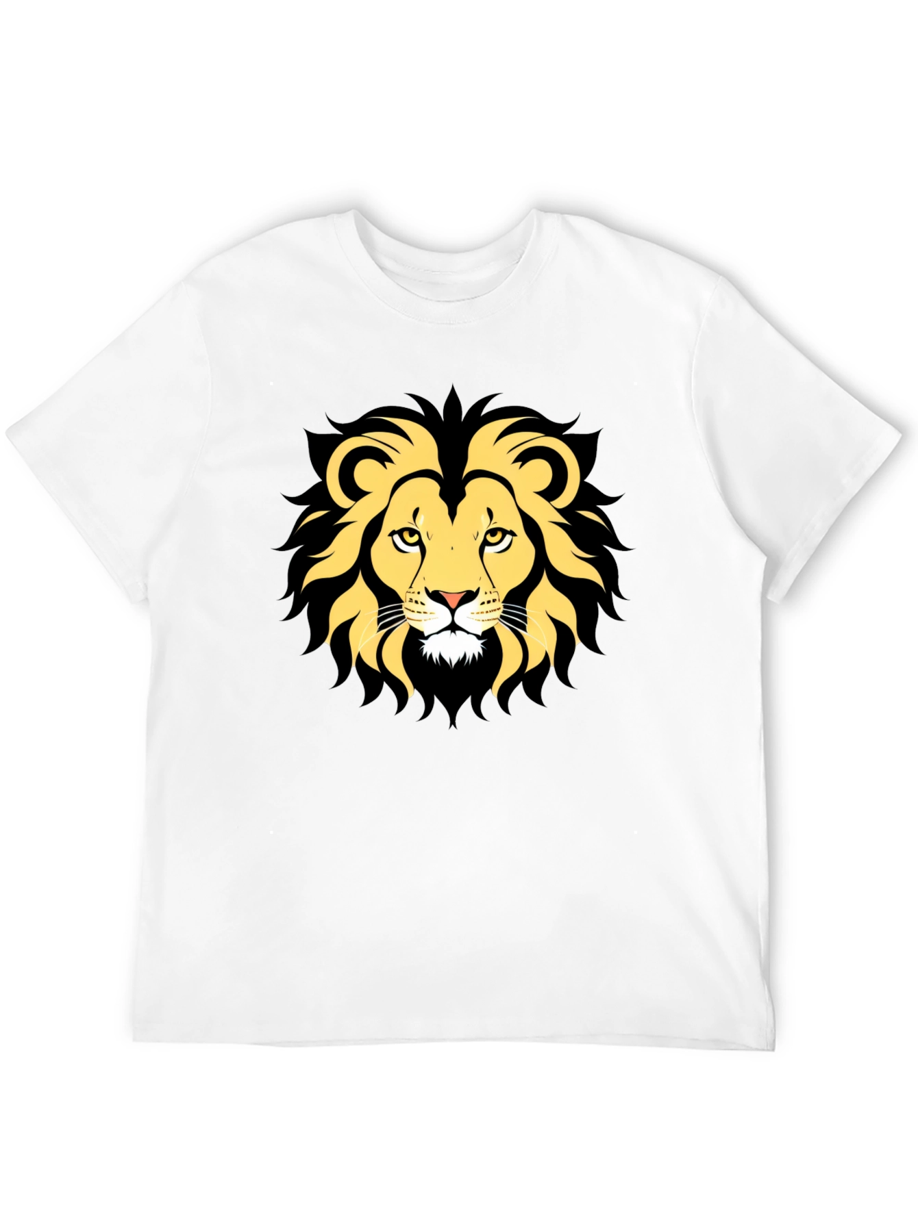 Lion Graphic Tee - Mens Black T-Shirt