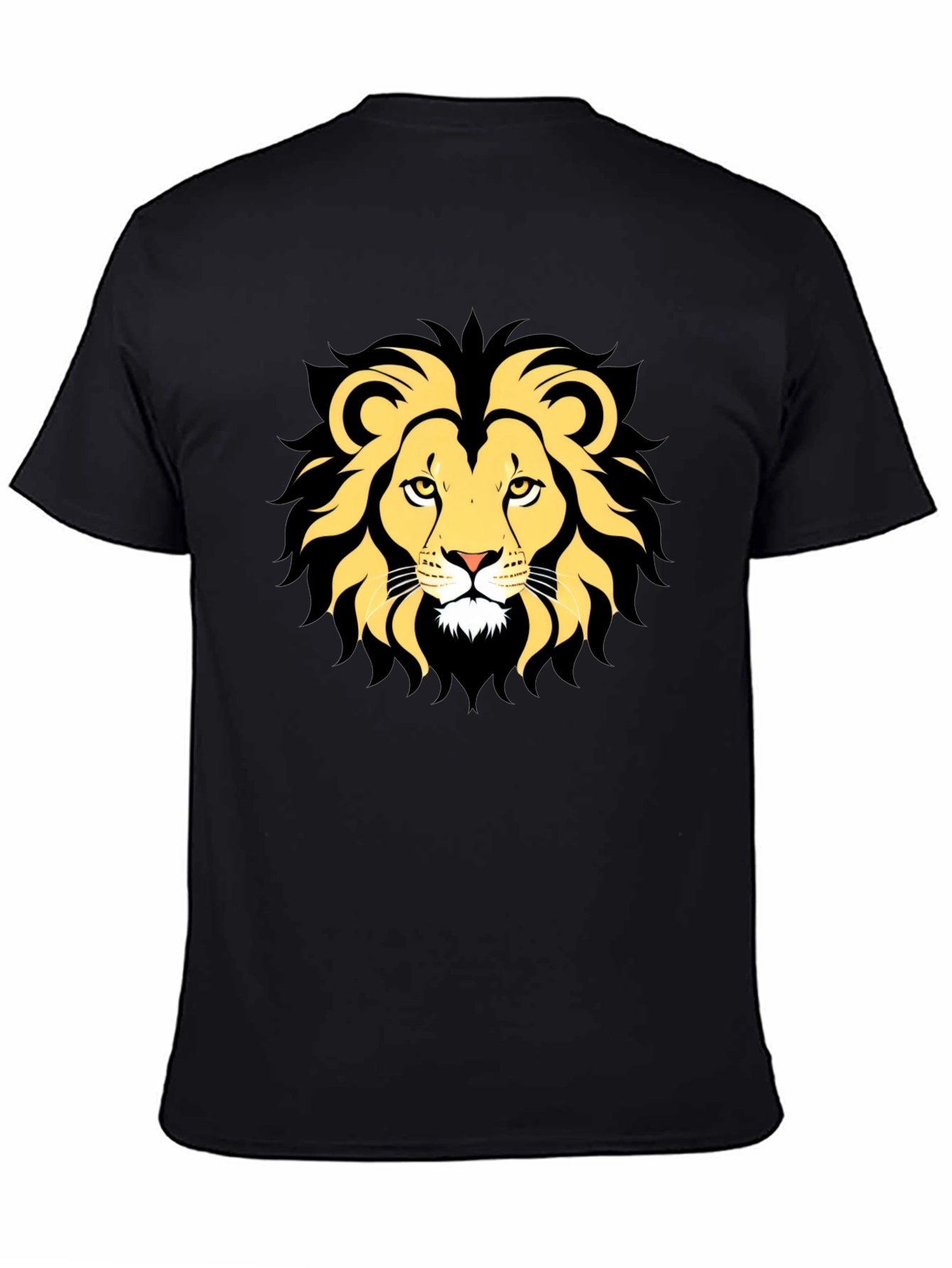 Lion Graphic Tee - Mens Black T-Shirt