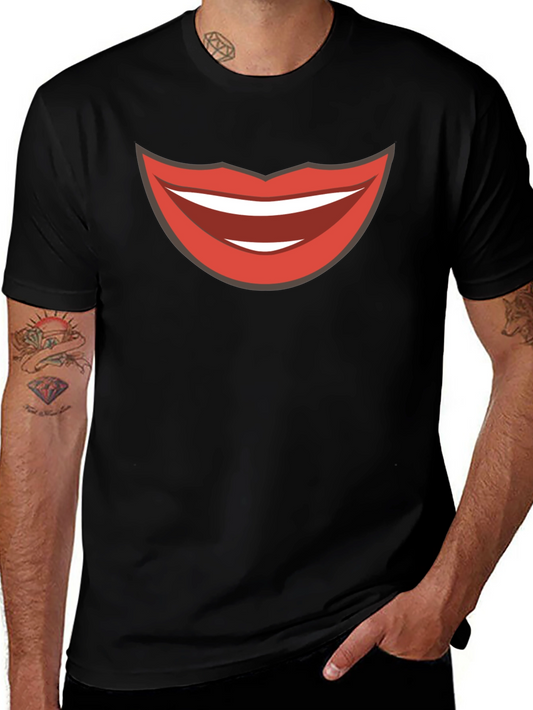 Smile Graphic Black T-Shirt