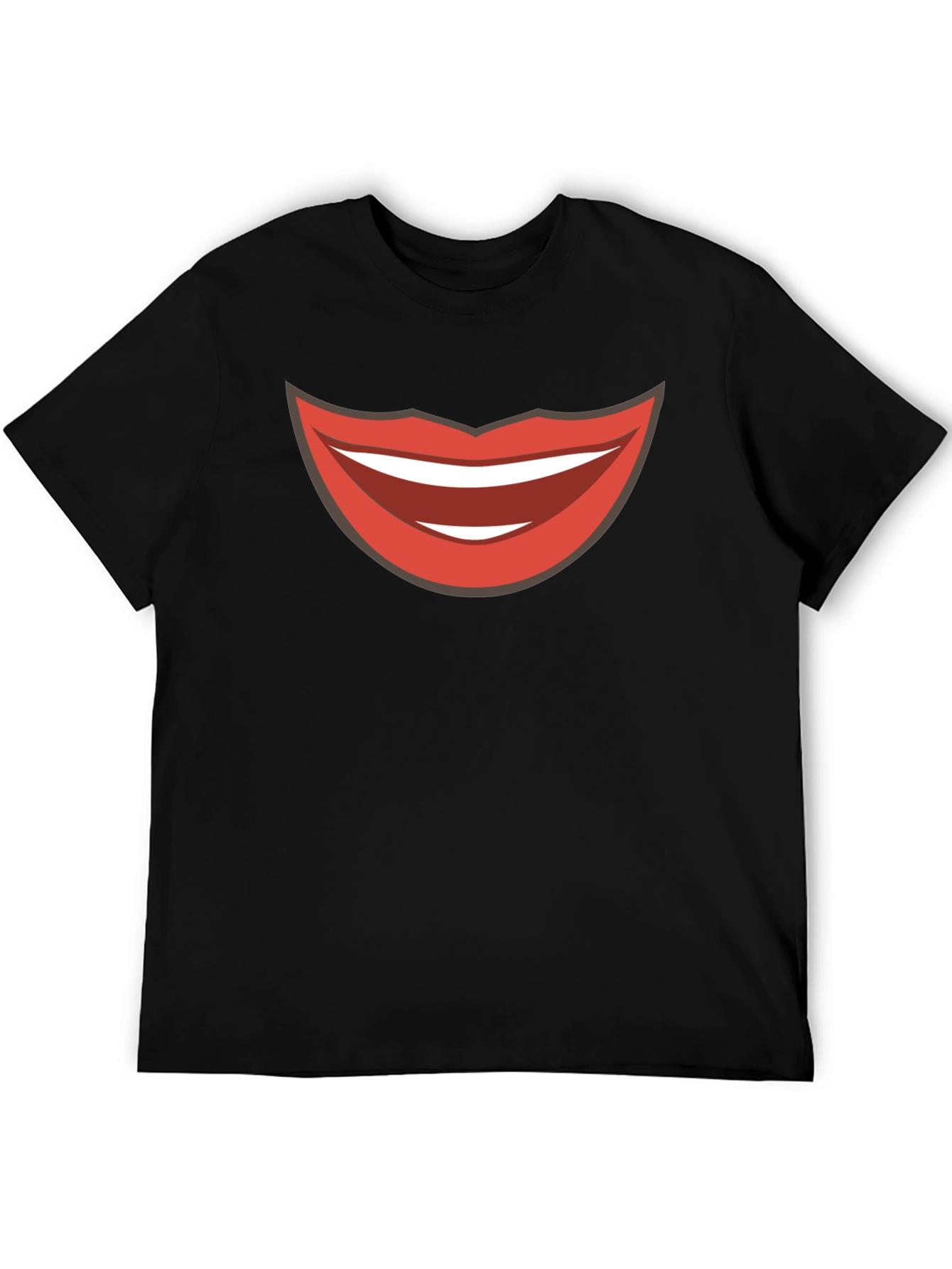 Smile Graphic Black T-Shirt