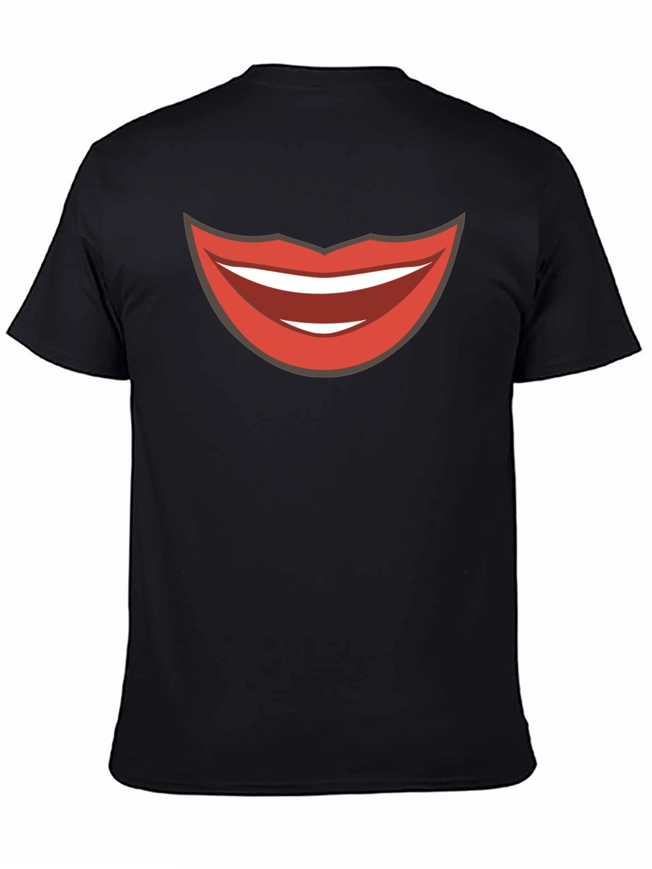 Smile Graphic Black T-Shirt