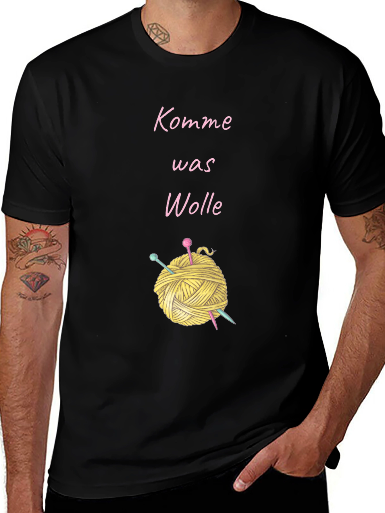 Knit Happens Graphic T-Shirt - Yarn & Needles