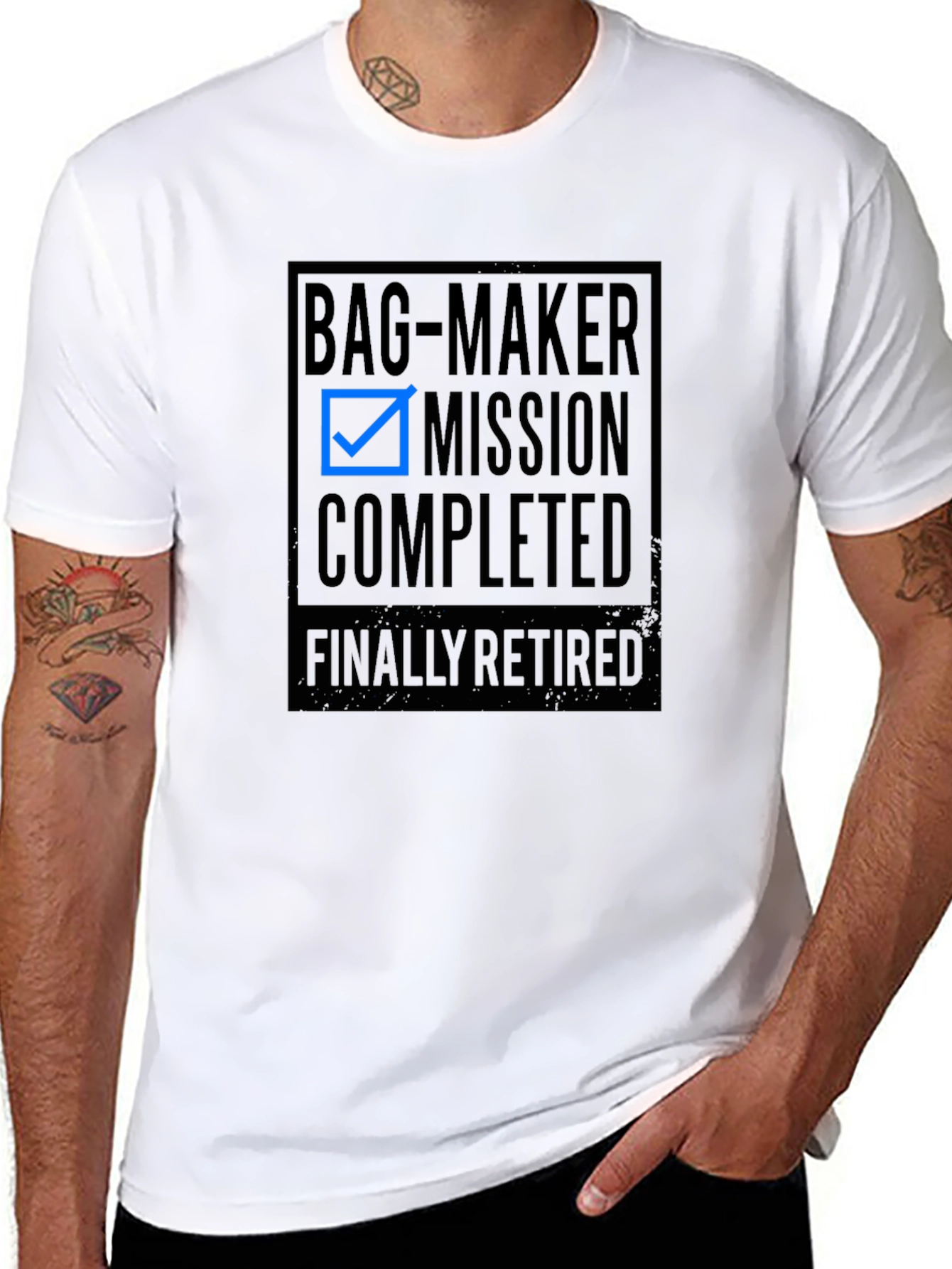 Bag-Maker Mission Completed Retired Tee