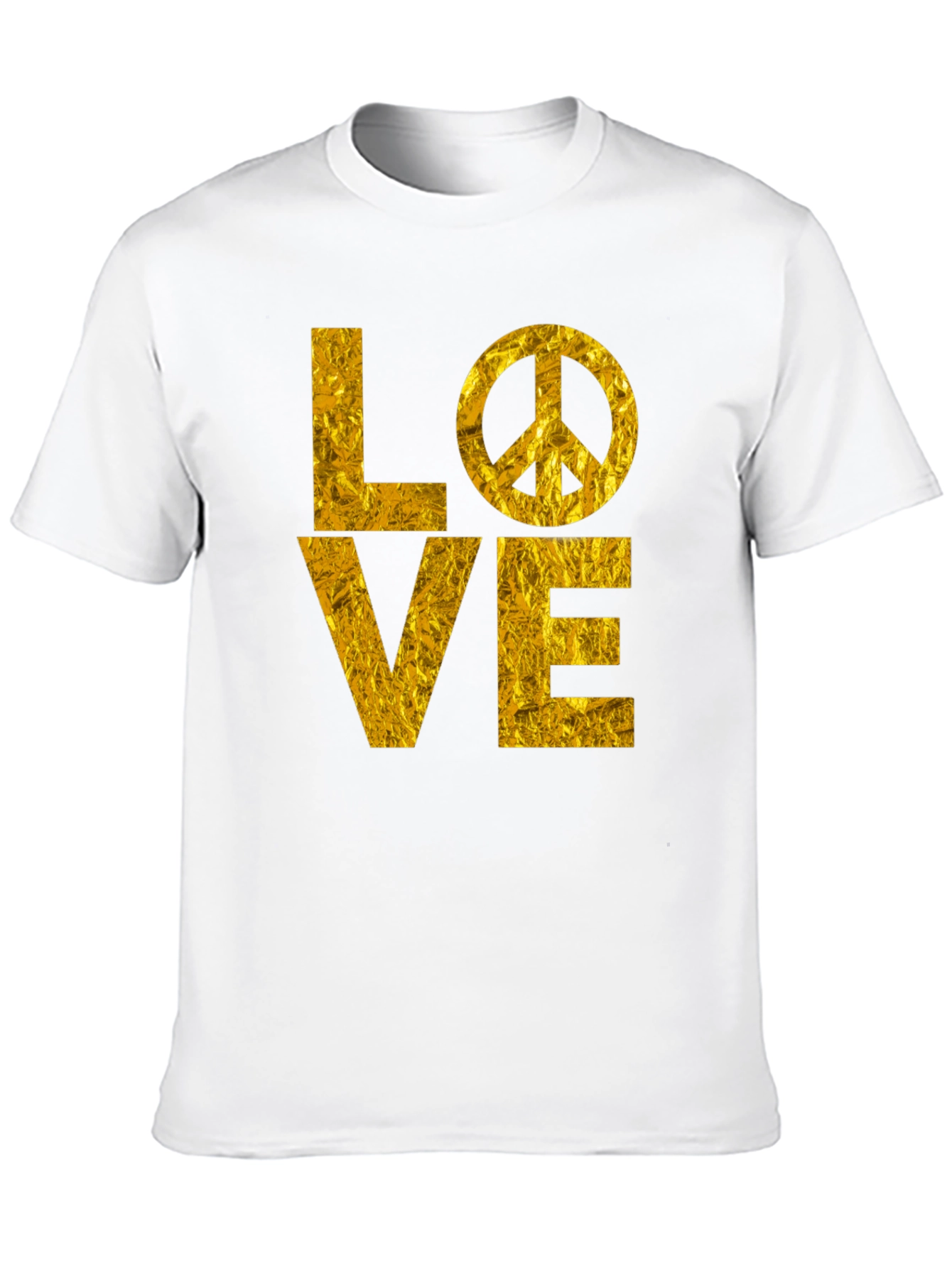 LOVE Peace Sign Graphic T-Shirt
