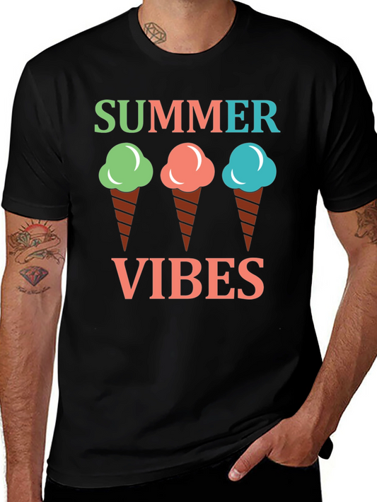 Summer Vibes Ice Cream Graphic Tee