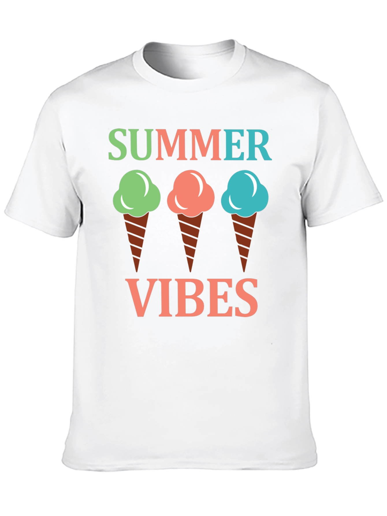 Summer Vibes Ice Cream Graphic Tee