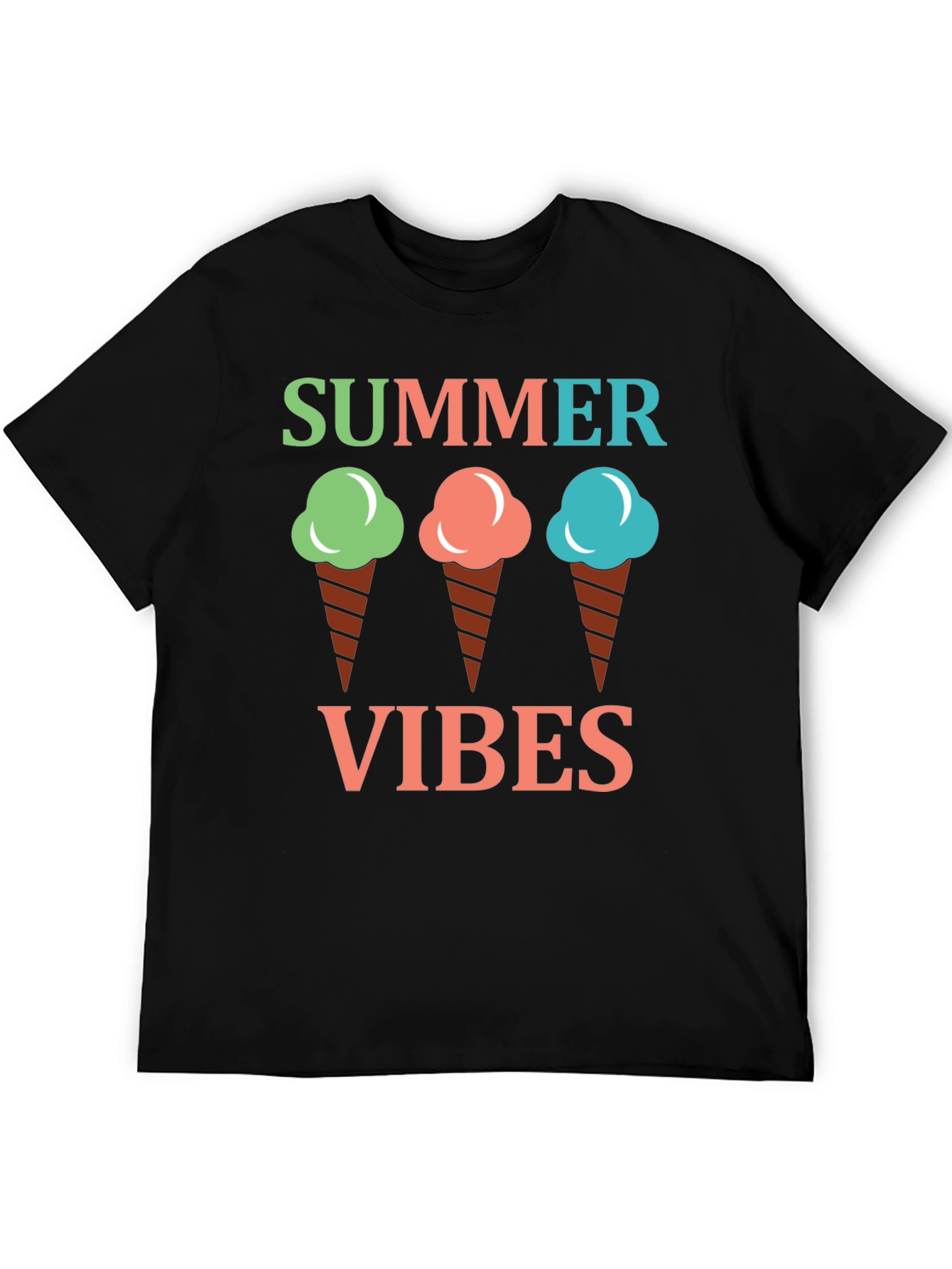 Summer Vibes Ice Cream Graphic Tee