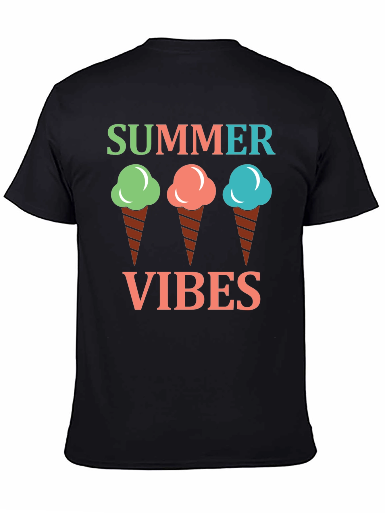 Summer Vibes Ice Cream Graphic Tee