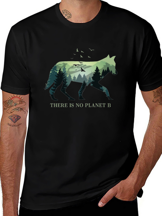 Planet B Nature Wolf Graphic Tee