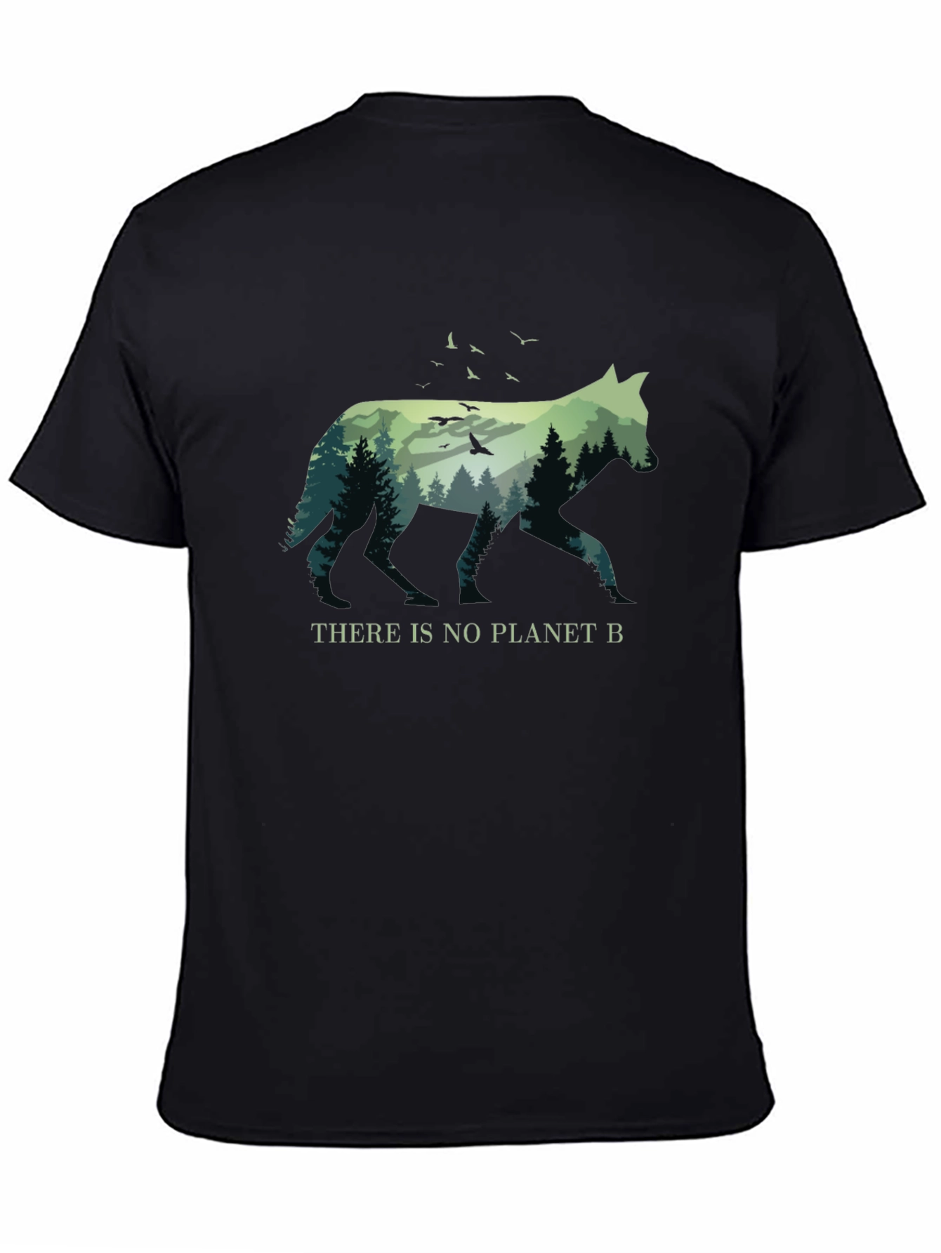 Planet B Nature Wolf Graphic Tee