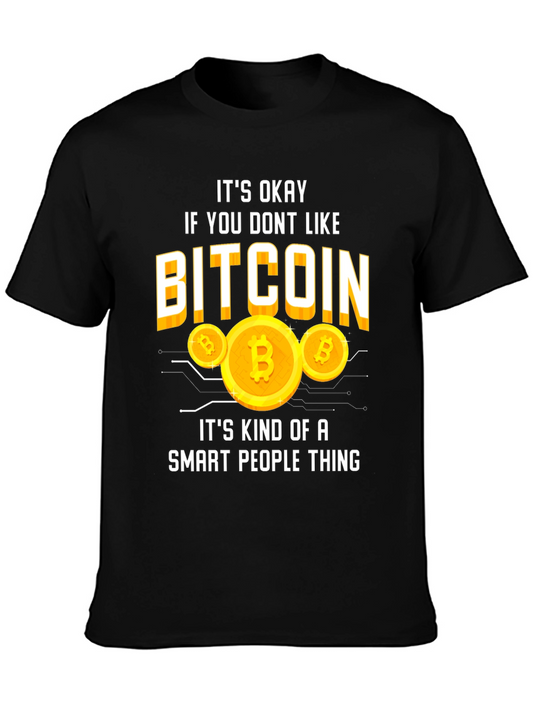 Bitcoin Smart People Thing Graphic T-Shirt