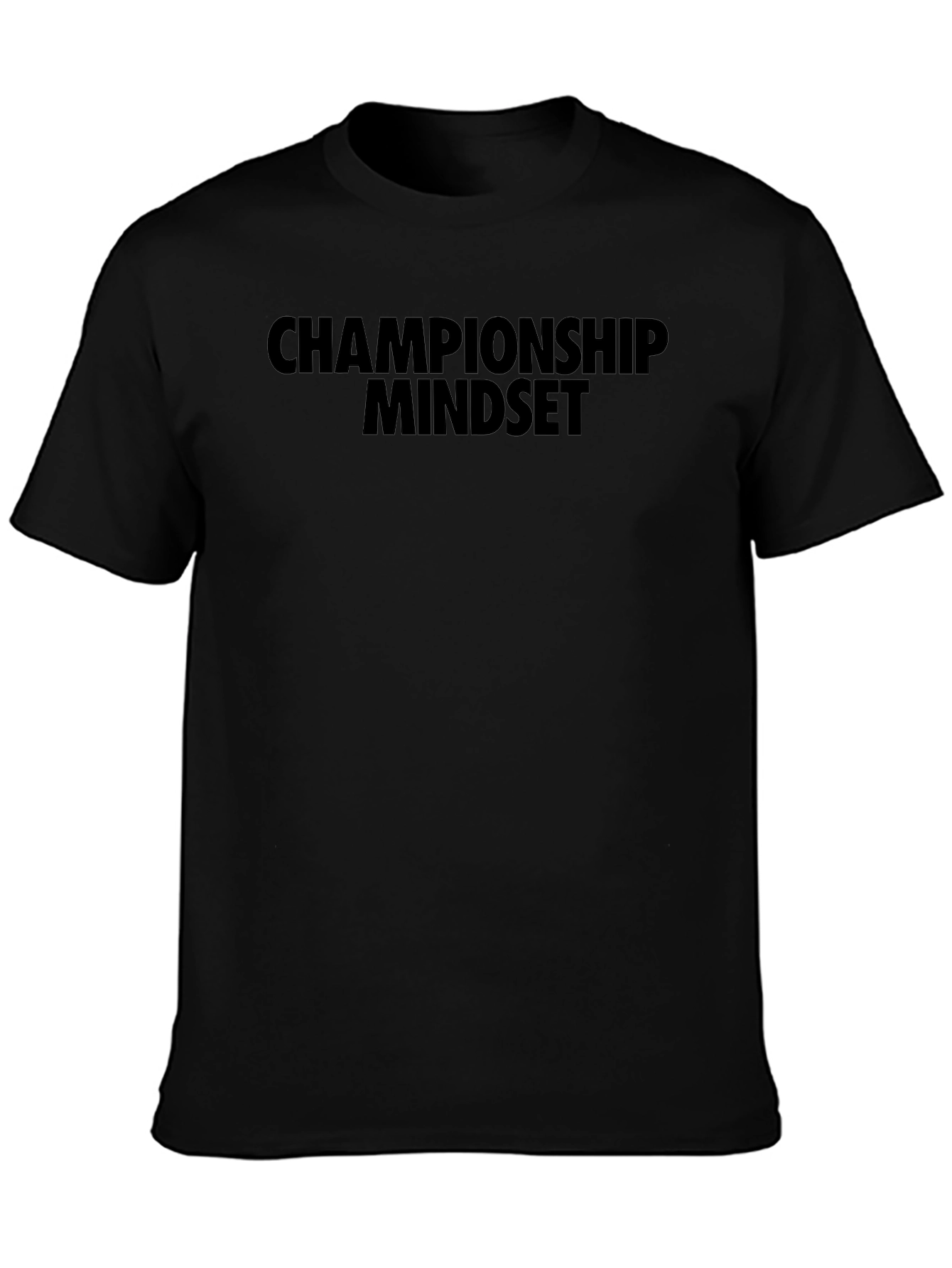 Championship Mindset Graphic T-Shirt - Black