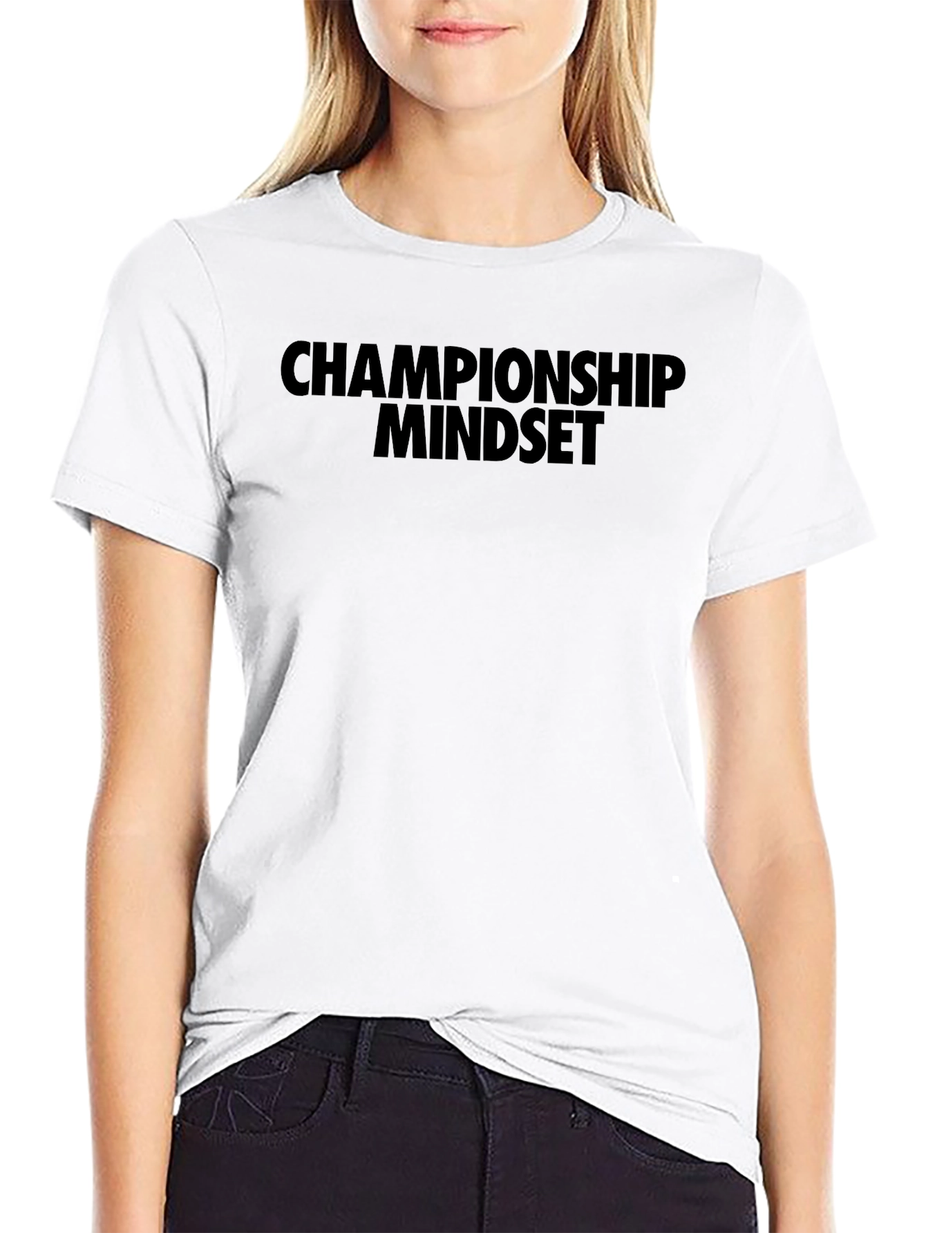Championship Mindset Graphic T-Shirt - Black