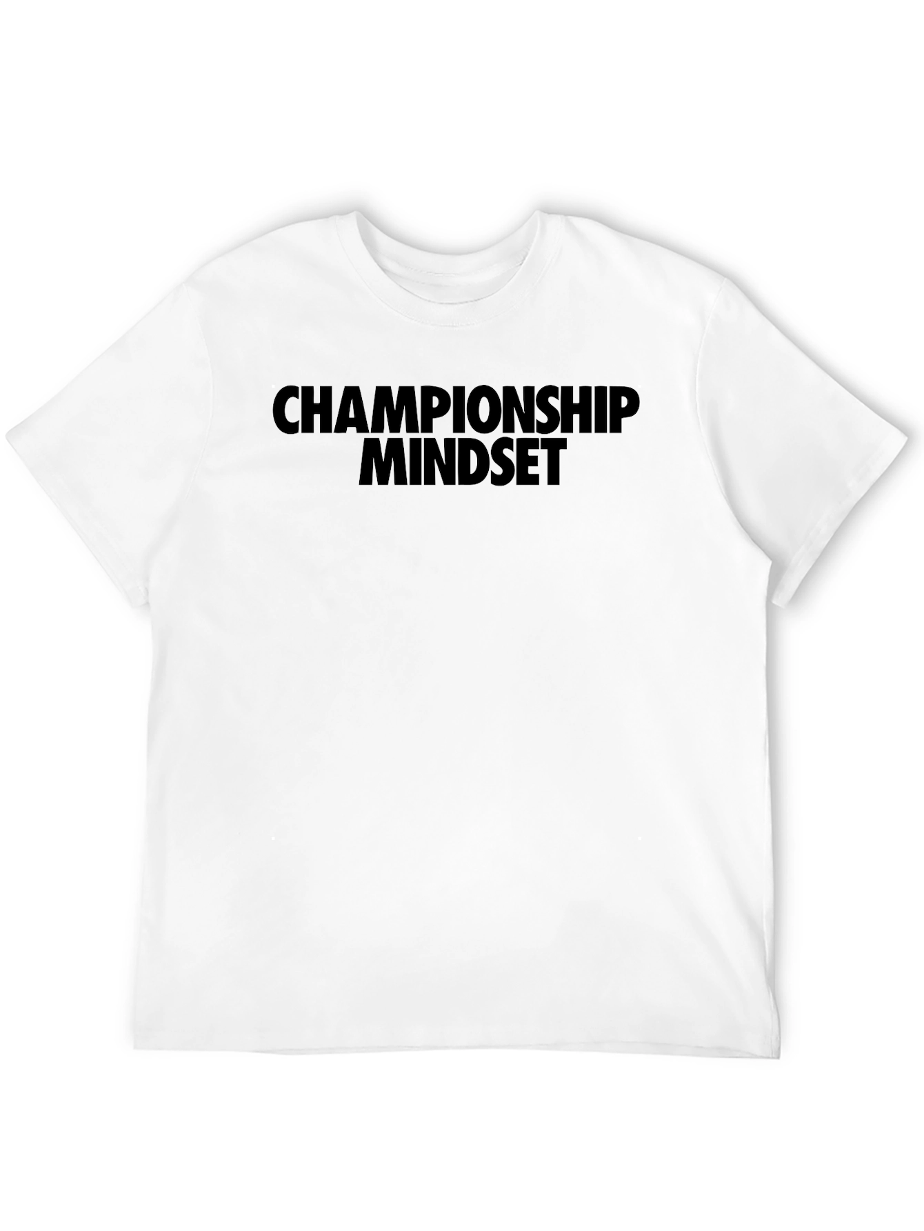 Championship Mindset Graphic T-Shirt - Black