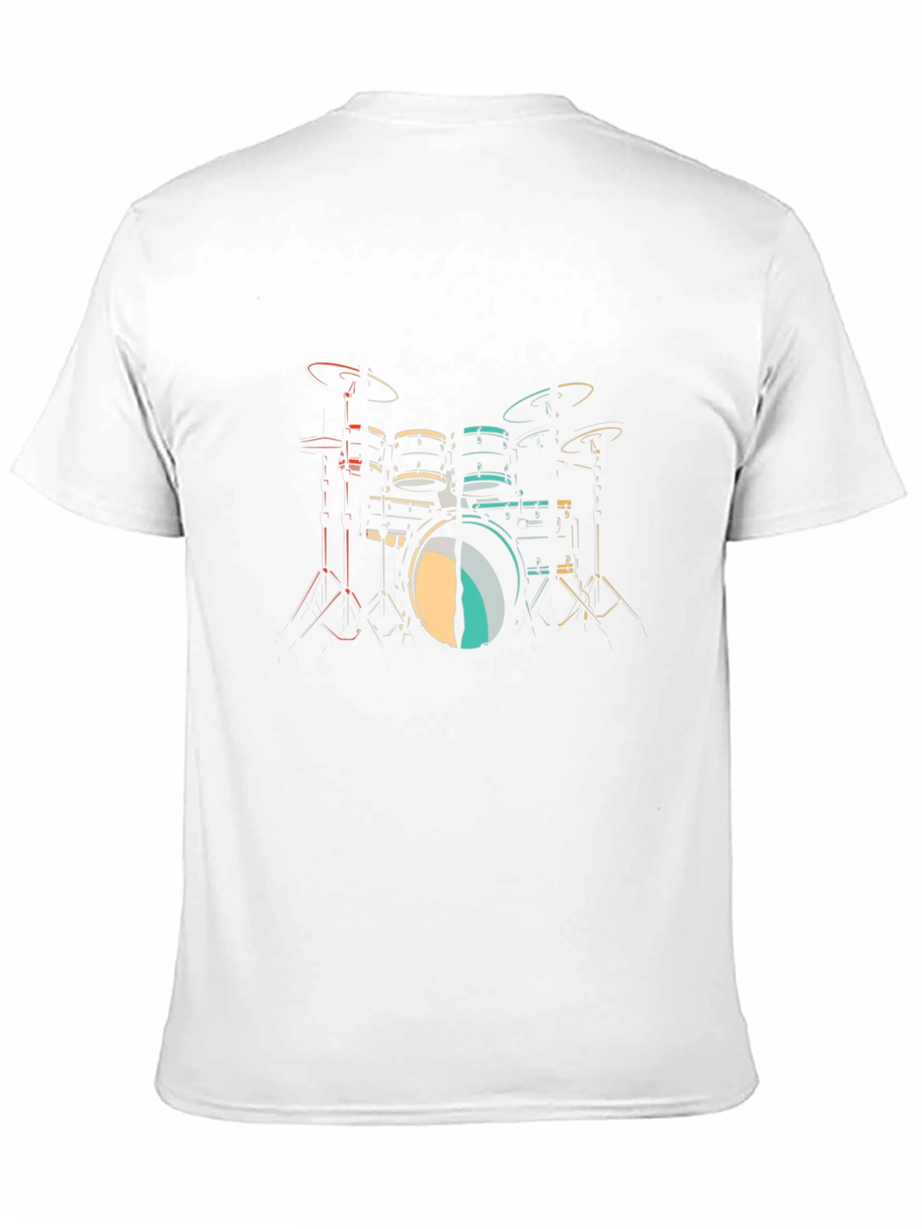 Drum Kit Graphic Print T-Shirt