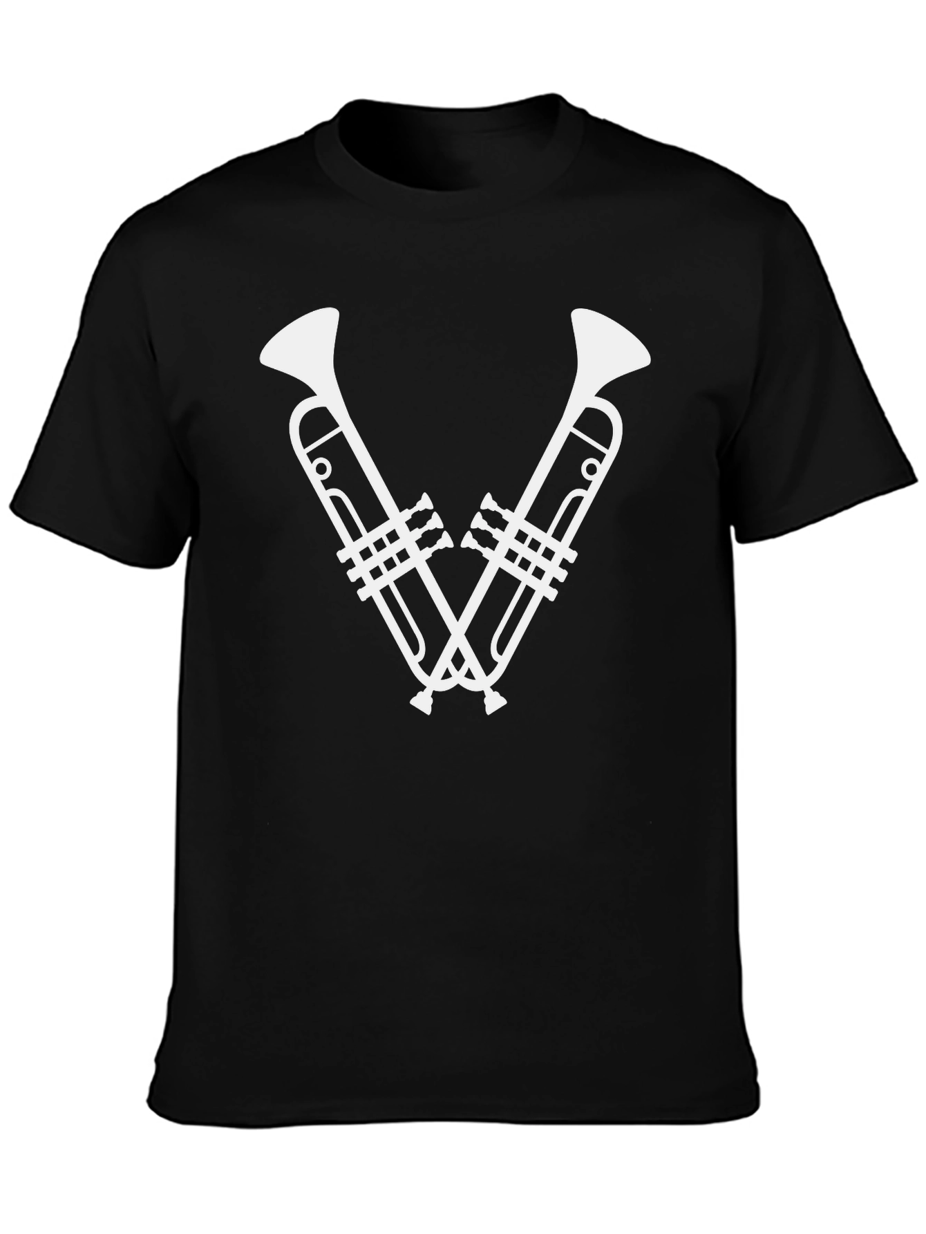 Trumpet V Graphic Tee - Music Lovers T-Shirt
