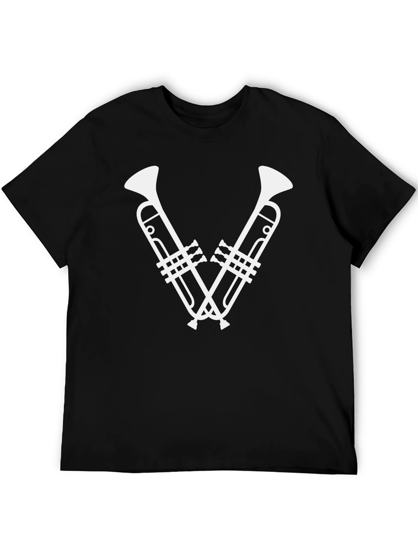 Trumpet V Graphic Tee - Music Lovers T-Shirt