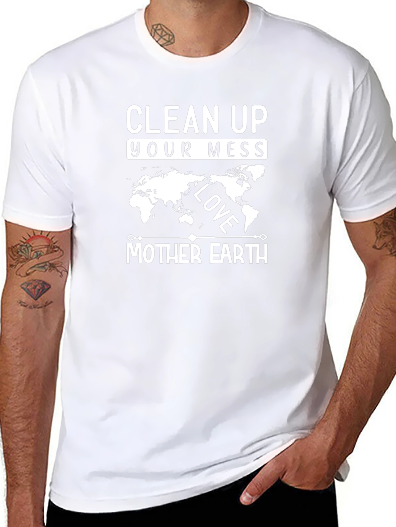 Clean Up Your Mess Earth Lover Tee