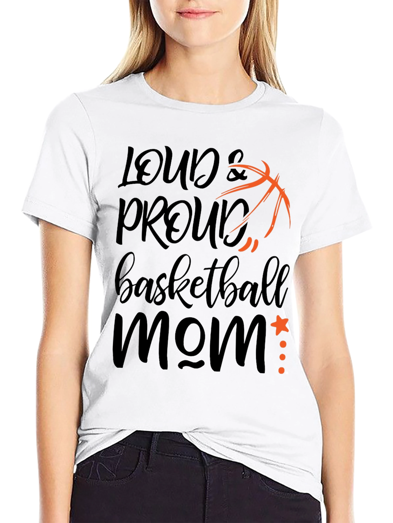Loud and Proud Basketball Mom T-Shirt