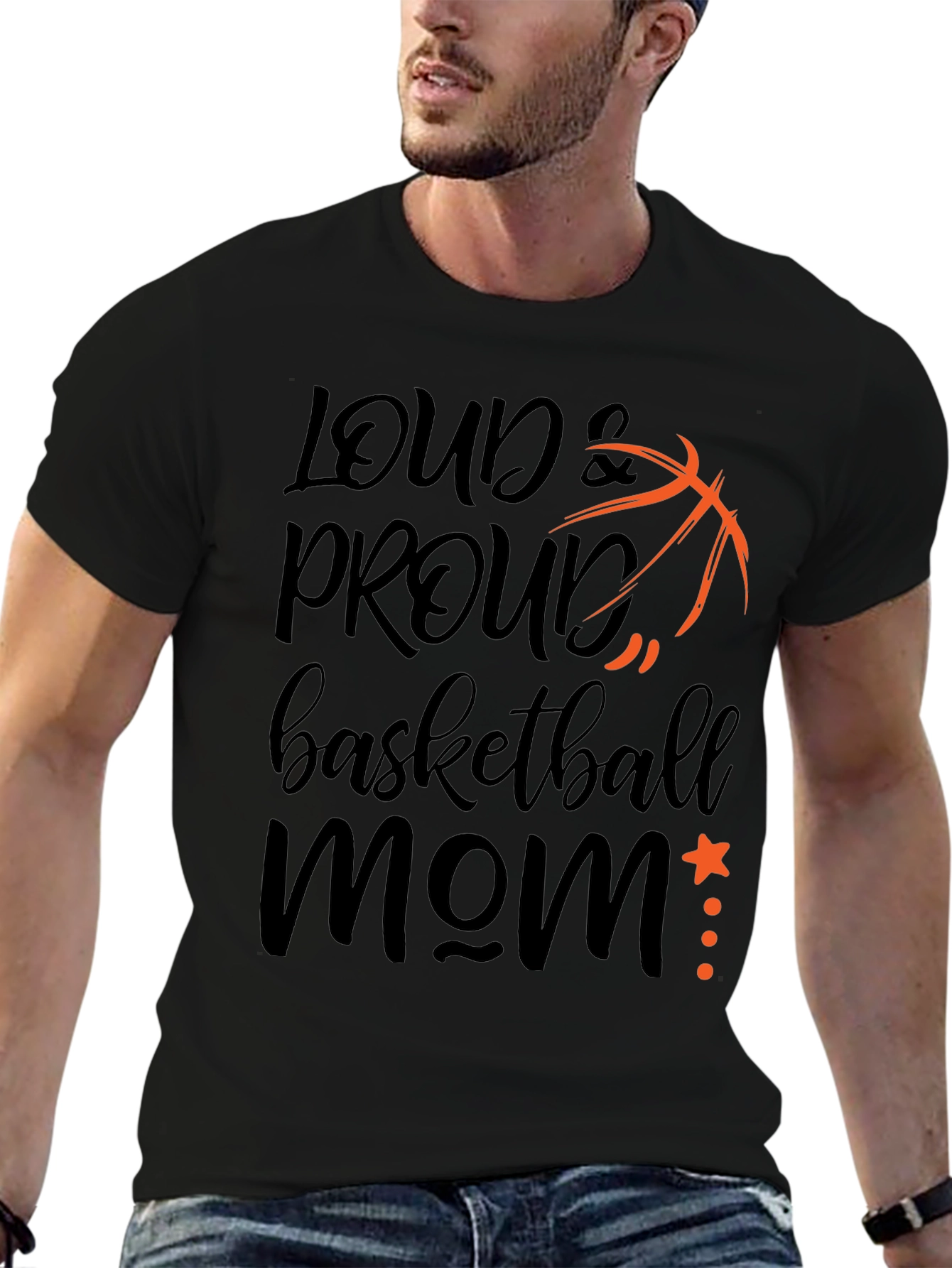 Loud and Proud Basketball Mom T-Shirt
