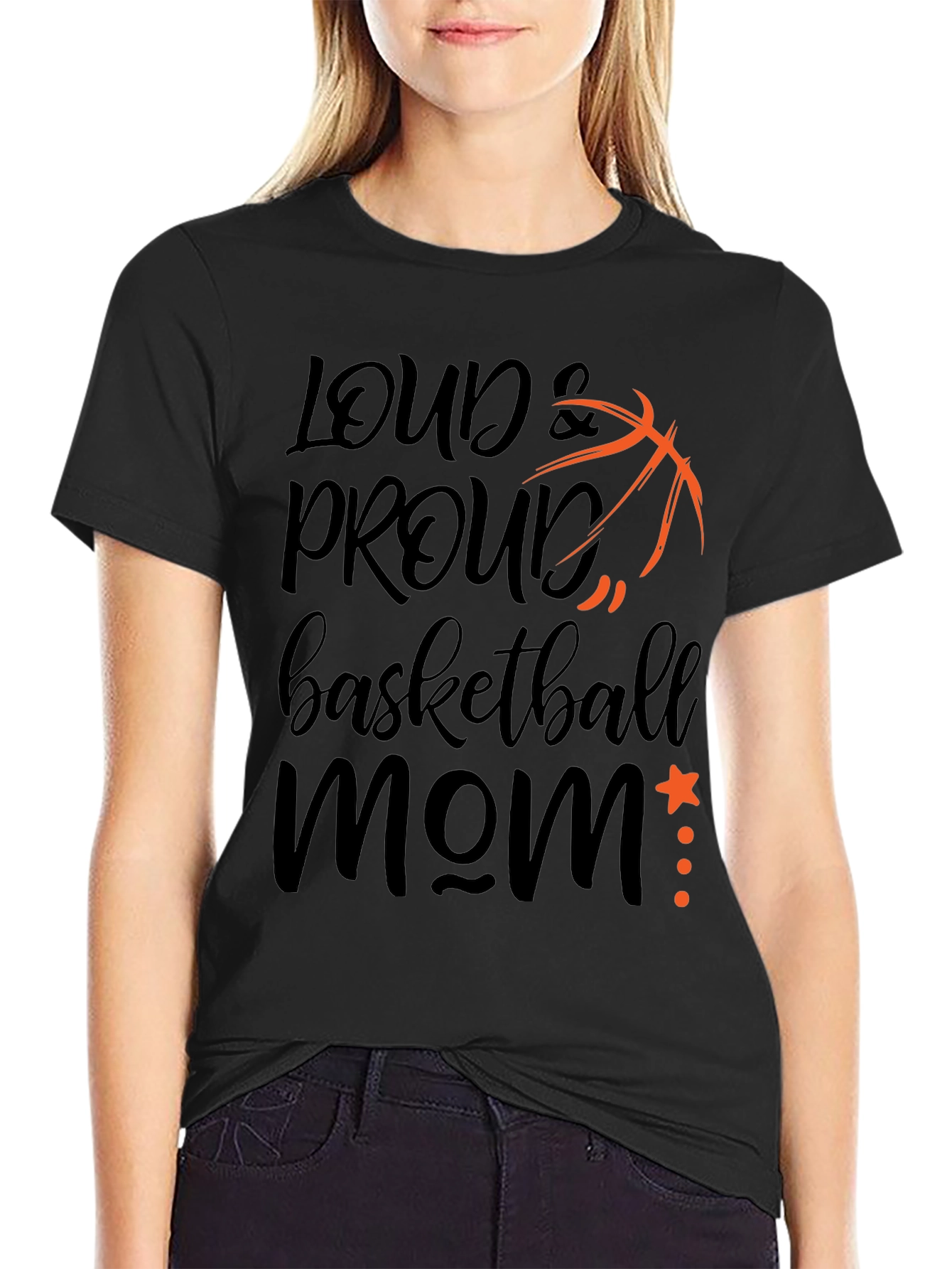 Loud and Proud Basketball Mom T-Shirt