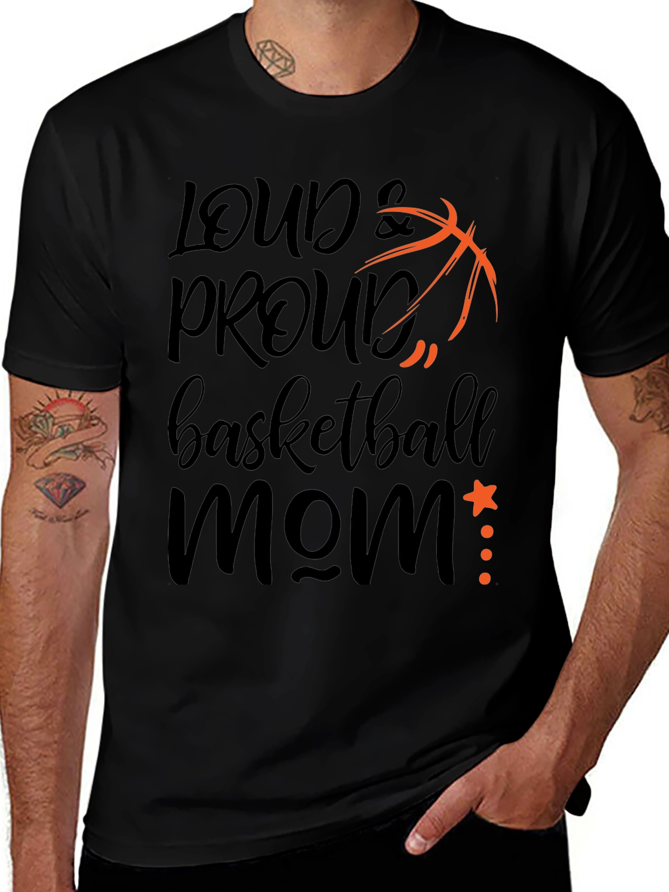 Loud and Proud Basketball Mom T-Shirt