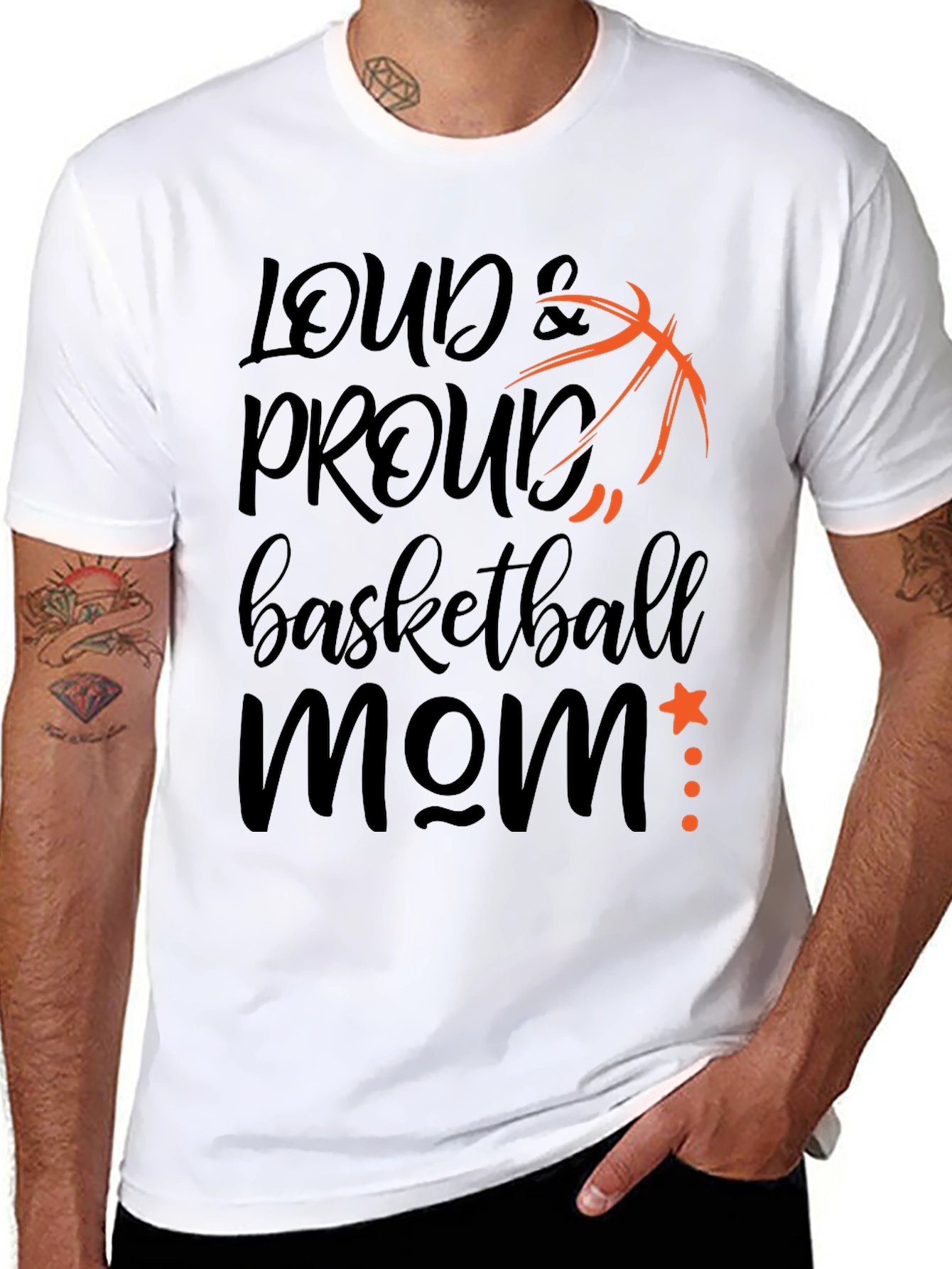 Loud and Proud Basketball Mom T-Shirt