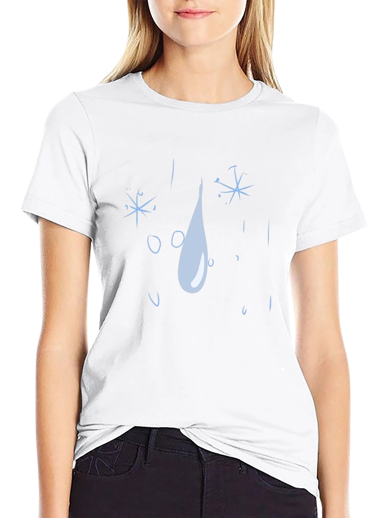 Tears in Rain Graphic Black T-Shirt