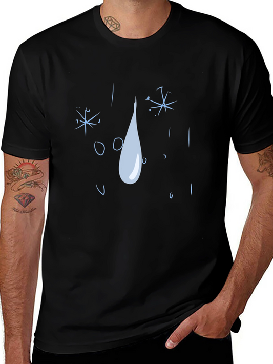 Tears in Rain Graphic Black T-Shirt