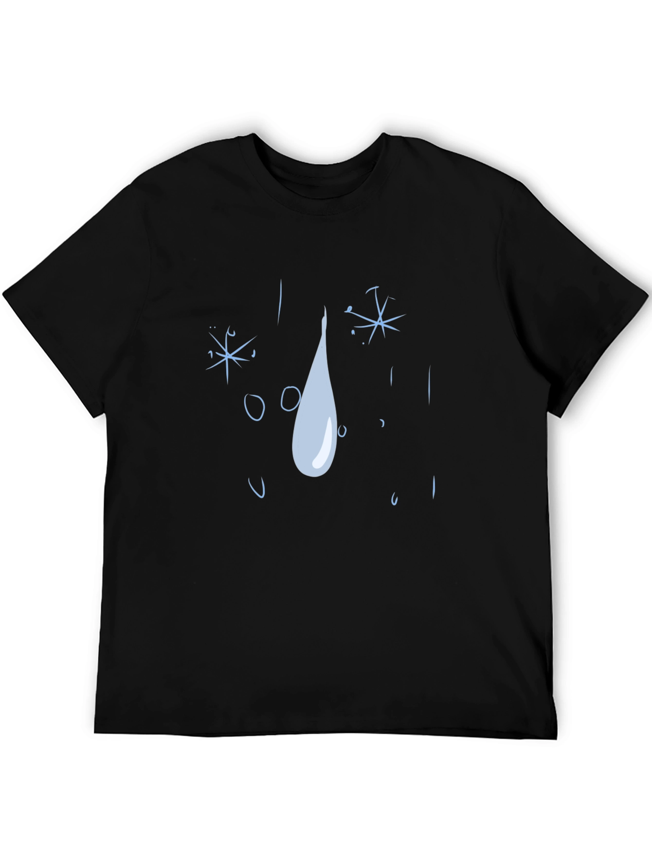 Tears in Rain Graphic Black T-Shirt