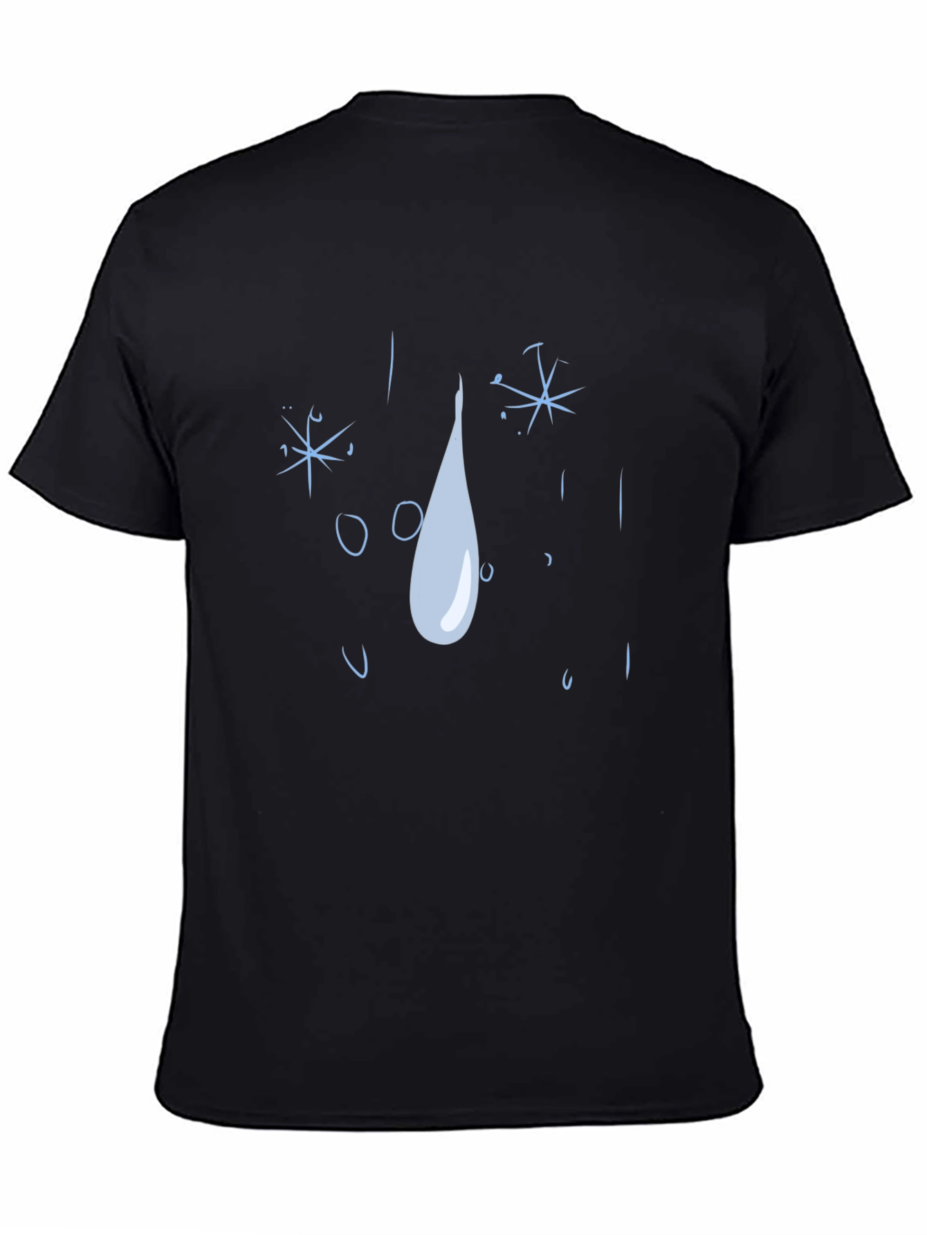 Tears in Rain Graphic Black T-Shirt