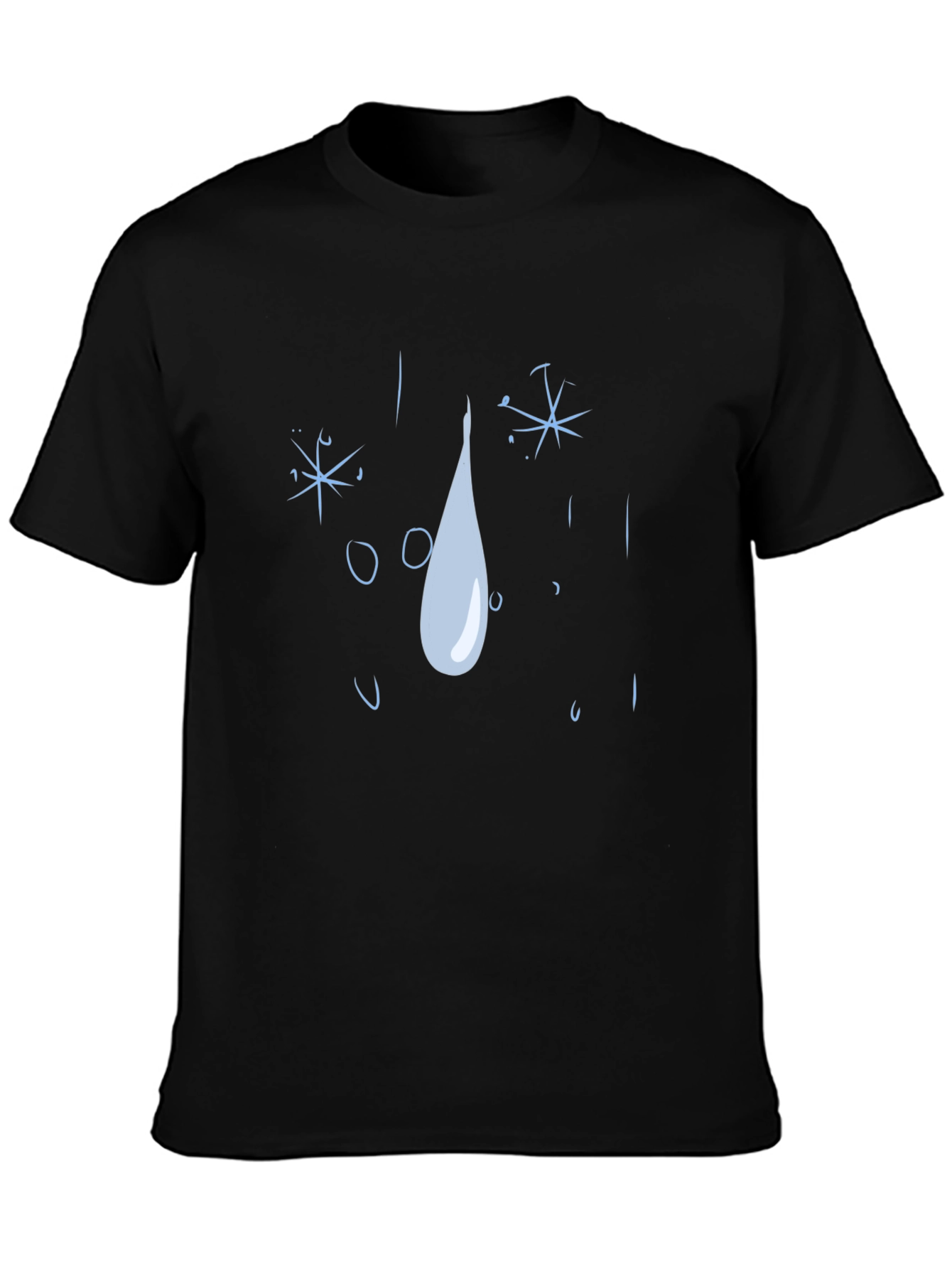 Tears in Rain Graphic Black T-Shirt