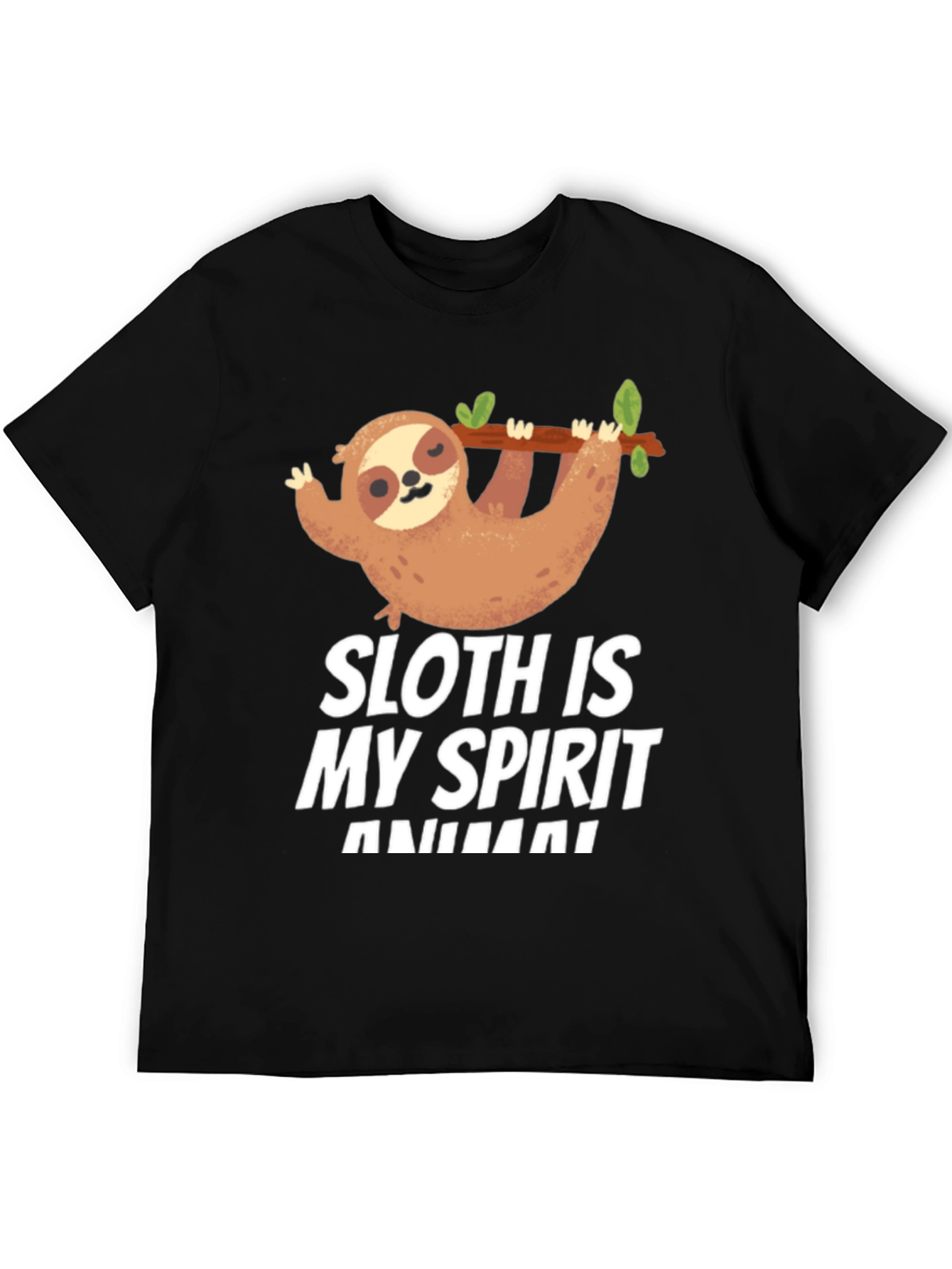 Sloth Spirit Animal T-Shirt Funny Cute Graphic Tee